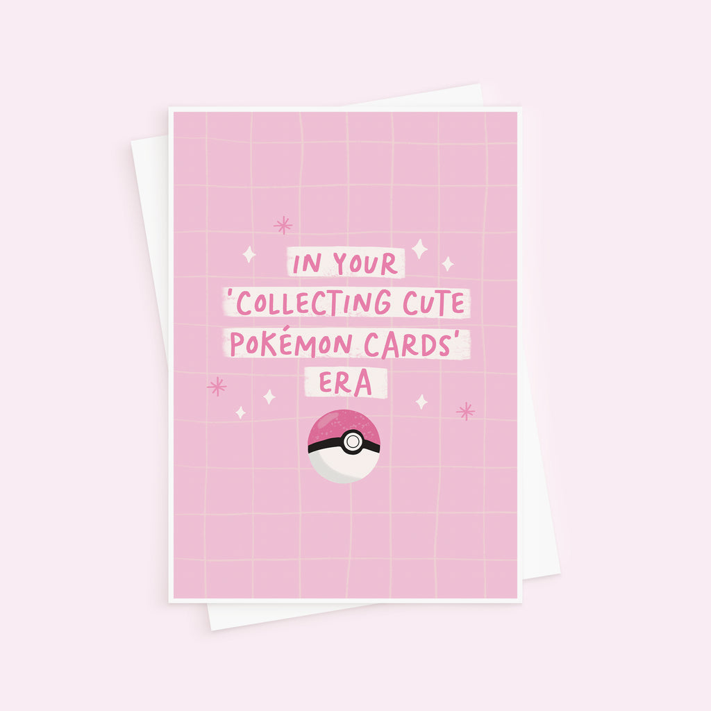 Cute Pokemon Card Era Birthday Card For Her