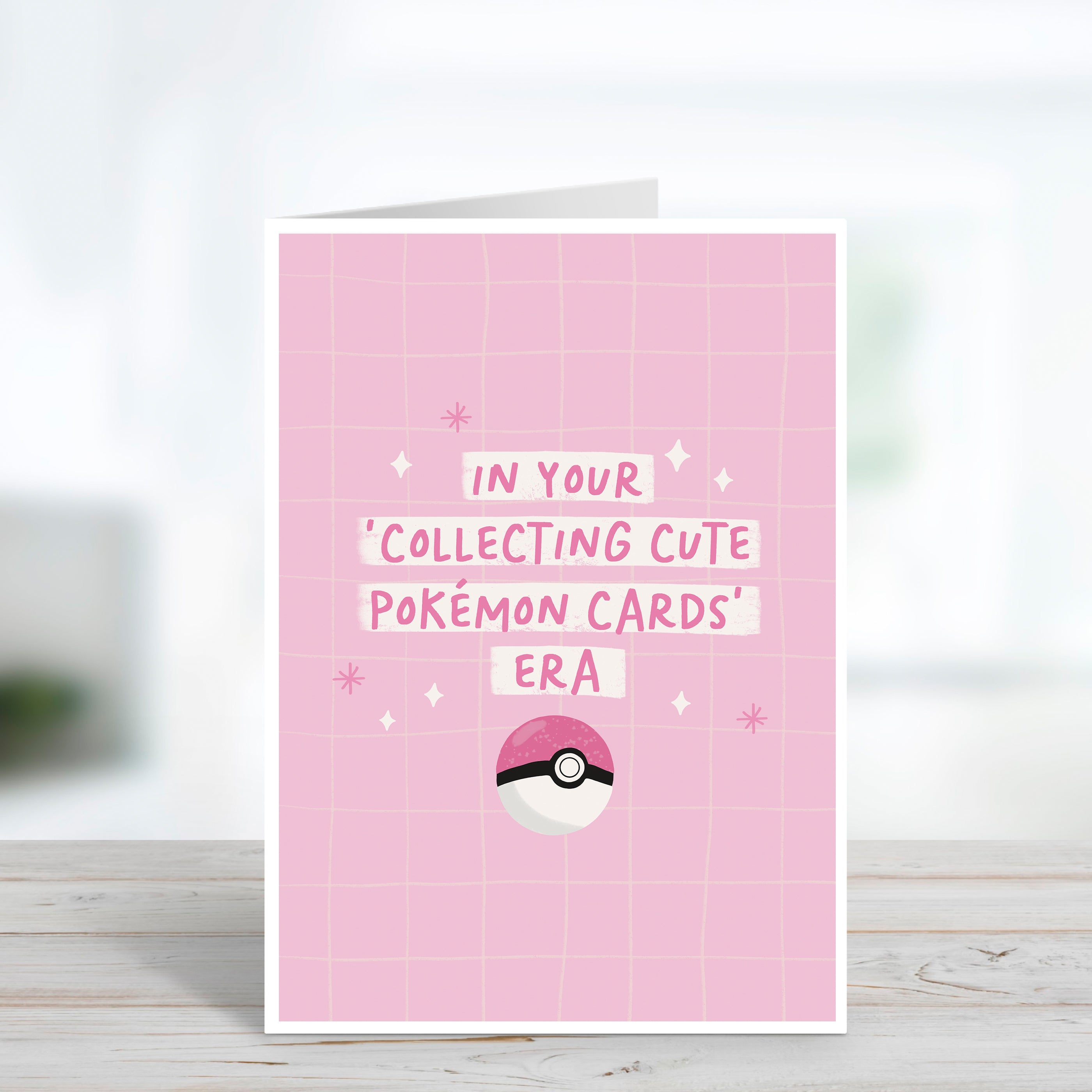 Cute Pokemon Card Era Birthday Card For Her