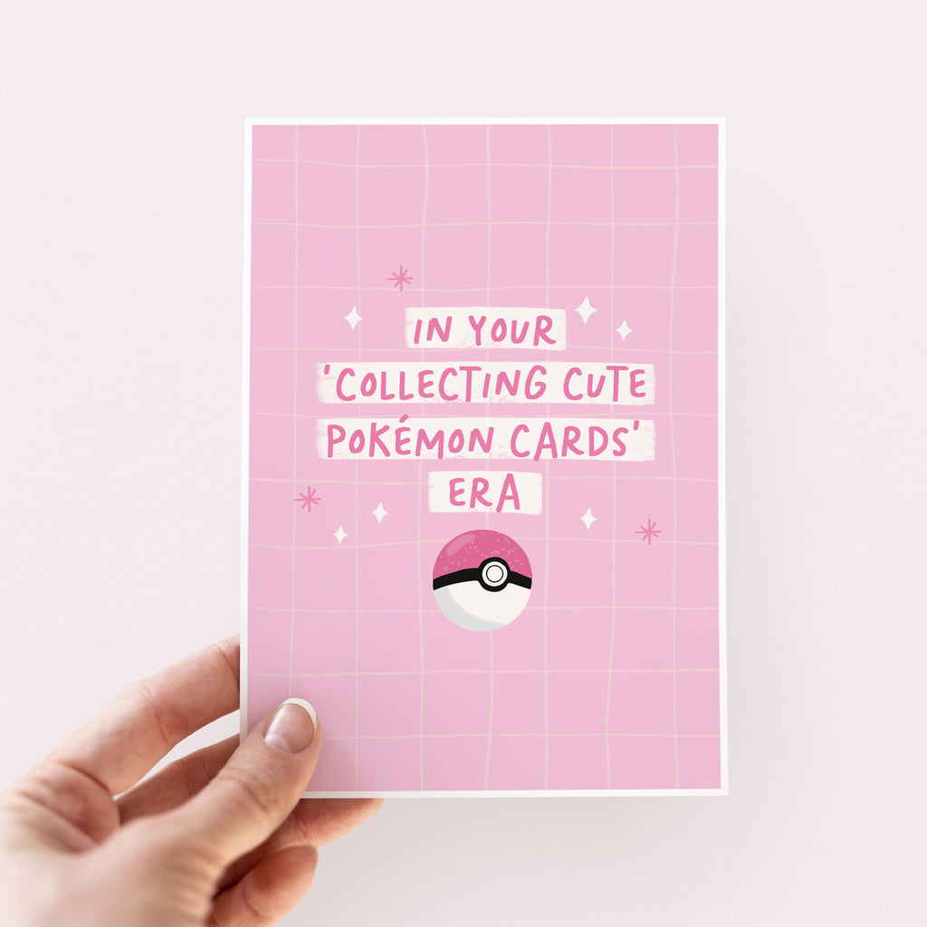 Cute Pokemon Card Era Birthday Card For Her
