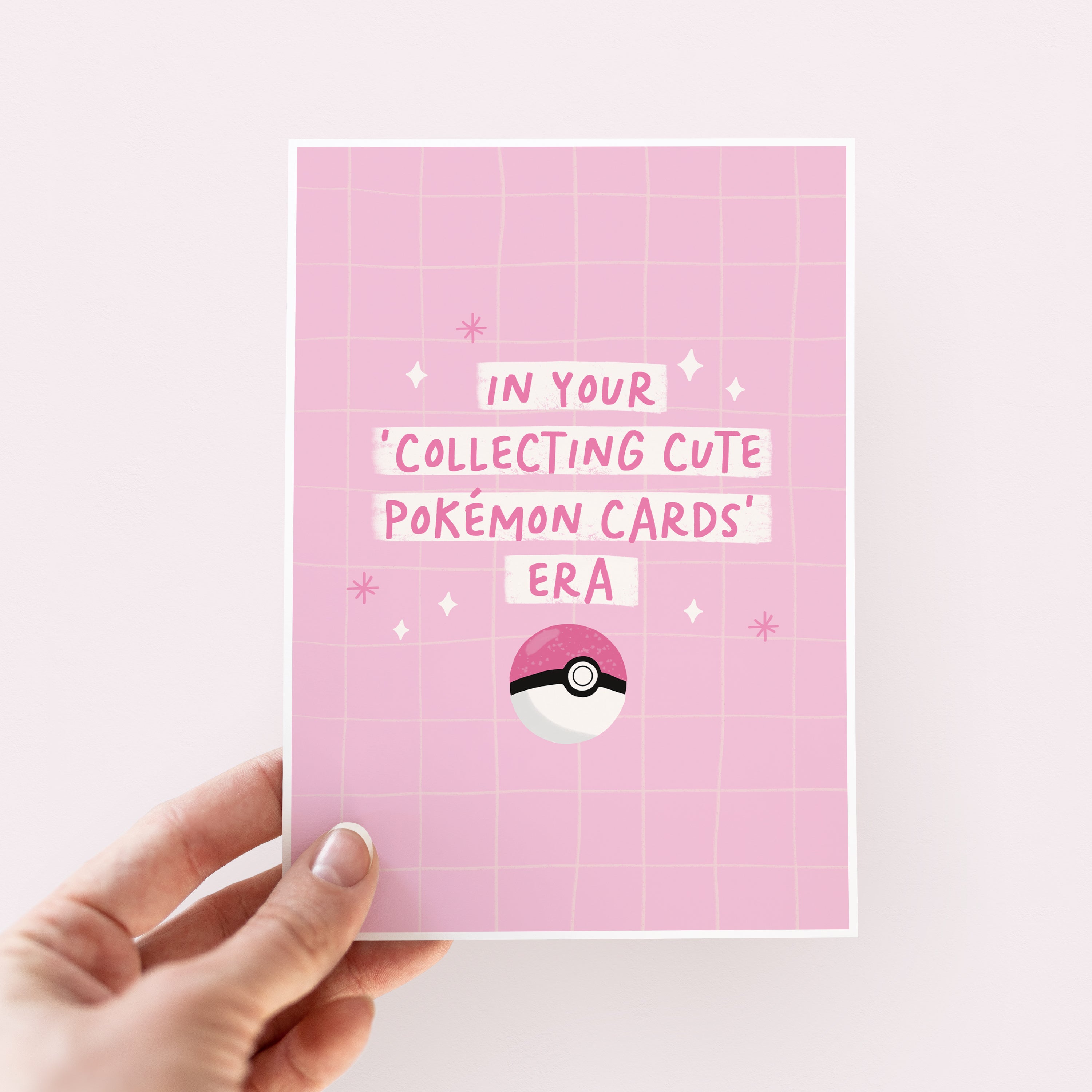 Cute Pokemon Card Era Birthday Card For Her