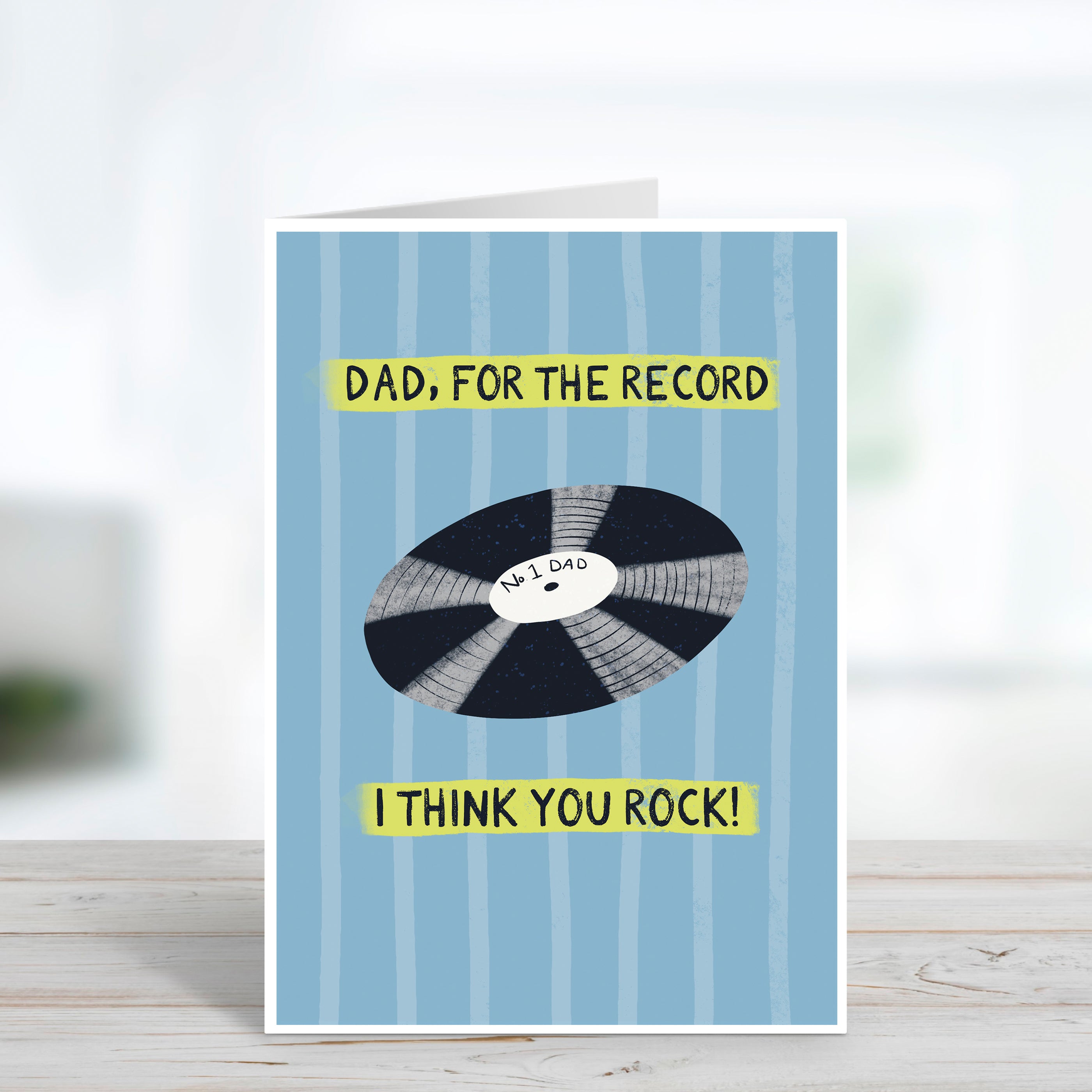 You Rock Father's Day Card For Dad
