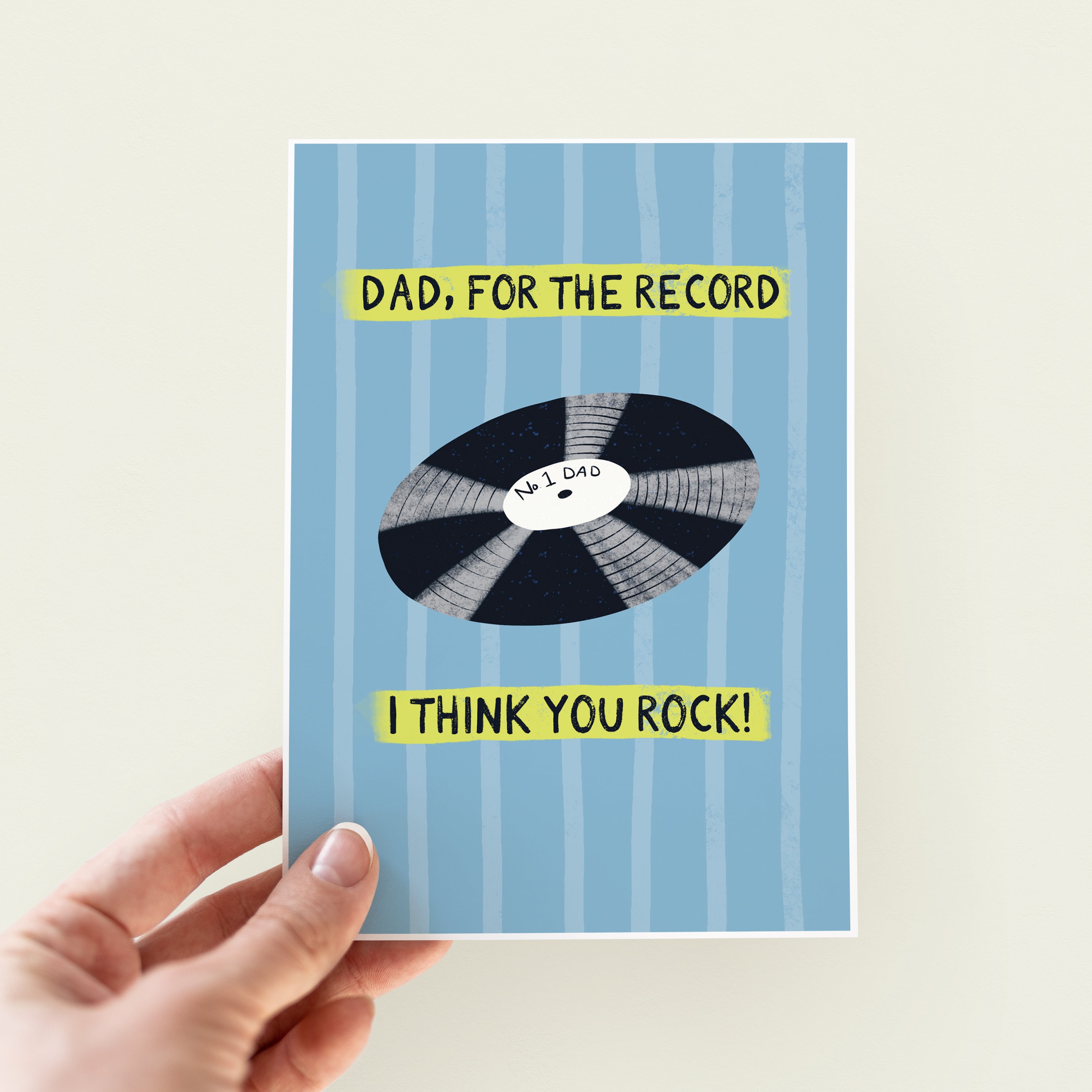 You Rock Father's Day Card For Dad