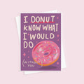 Donut Pun Thank You Card