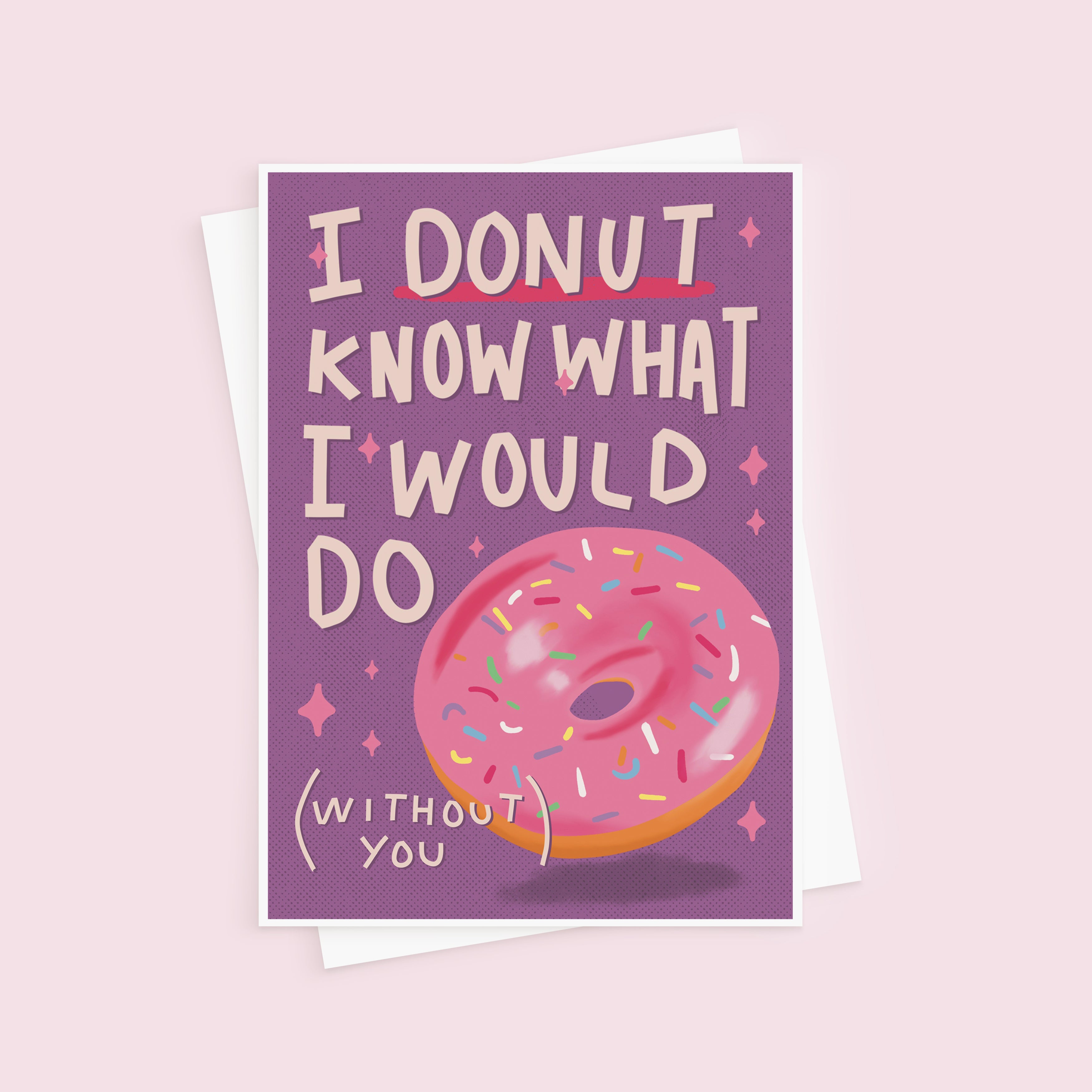 Donut Pun Thank You Card