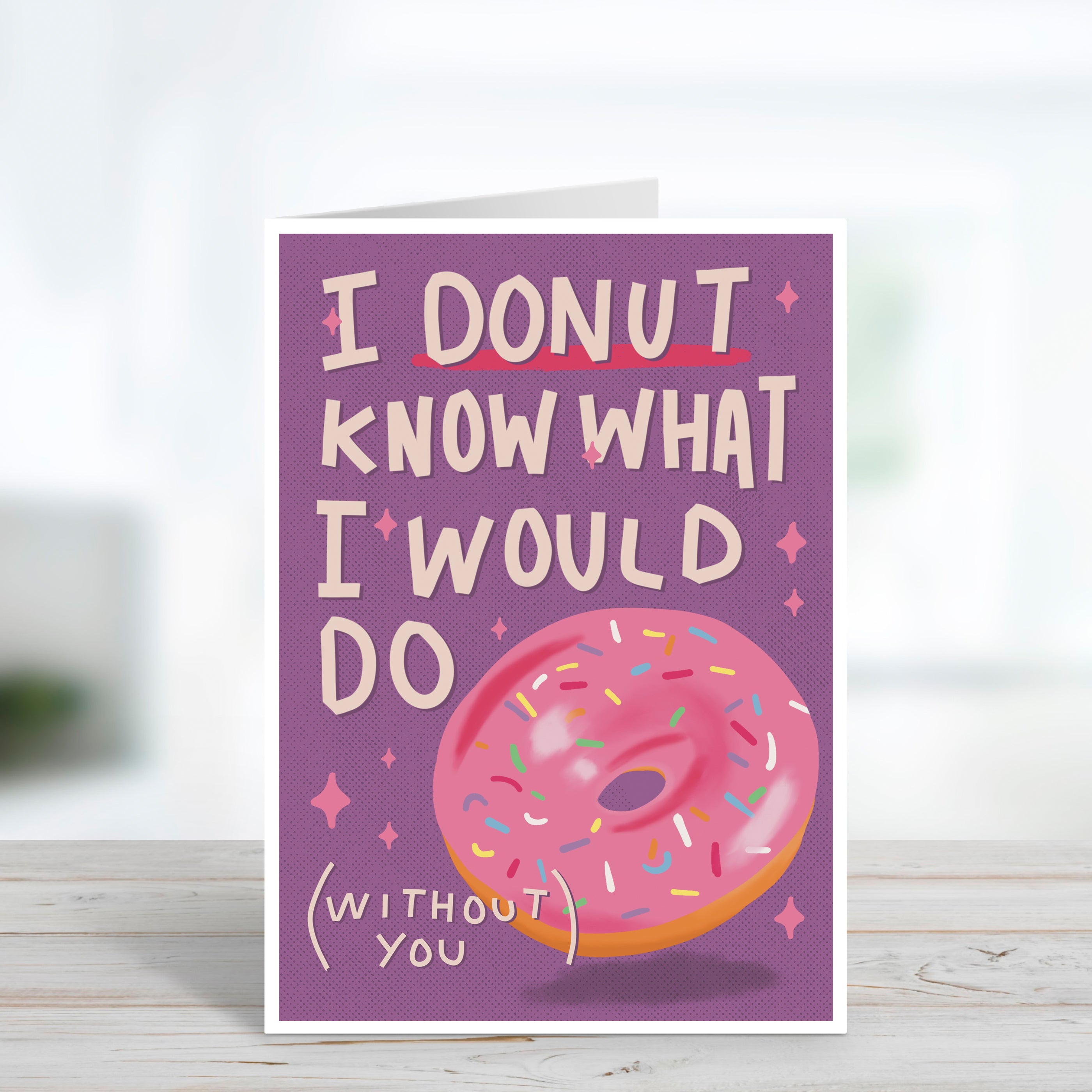 Donut Pun Thank You Card