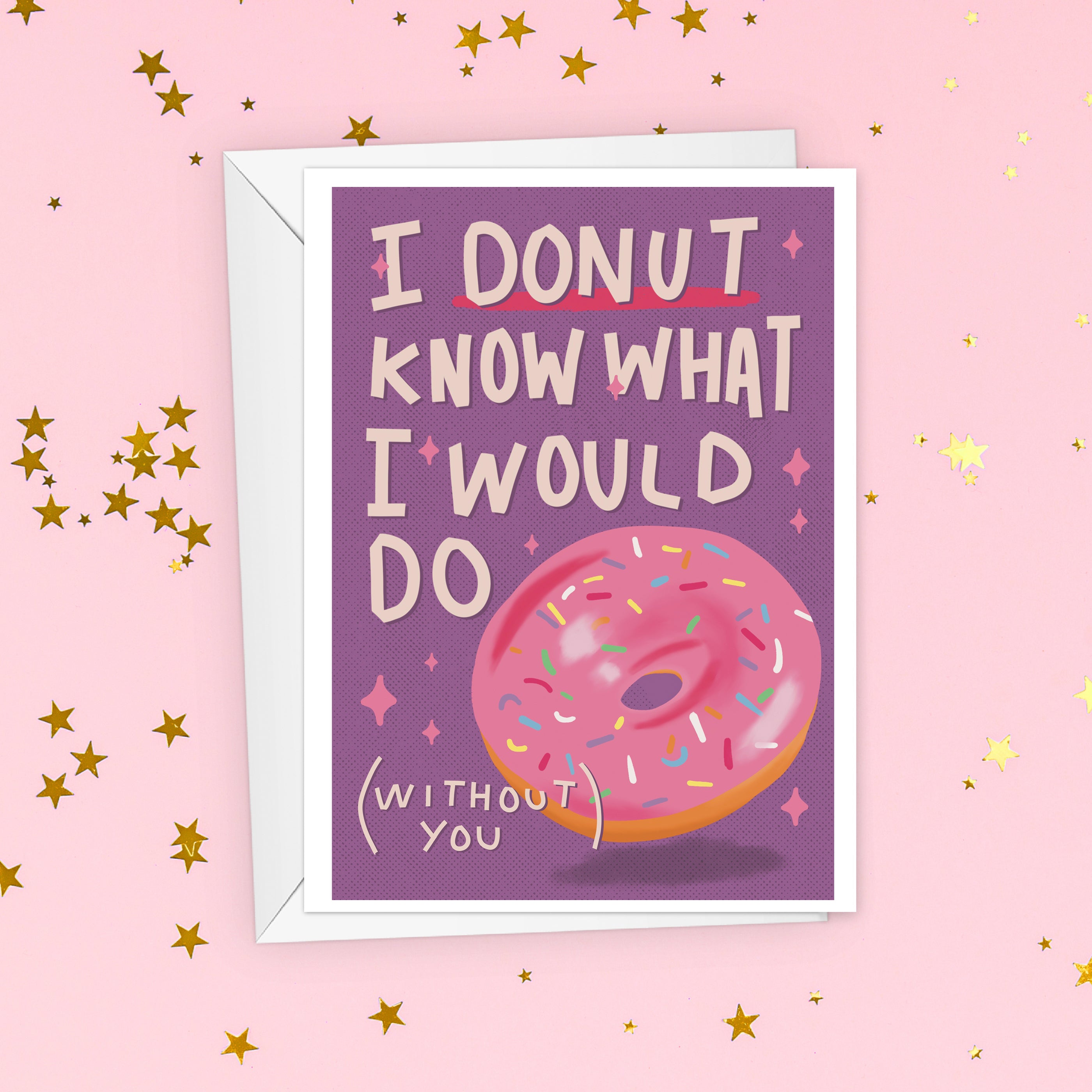 Donut Pun Thank You Card