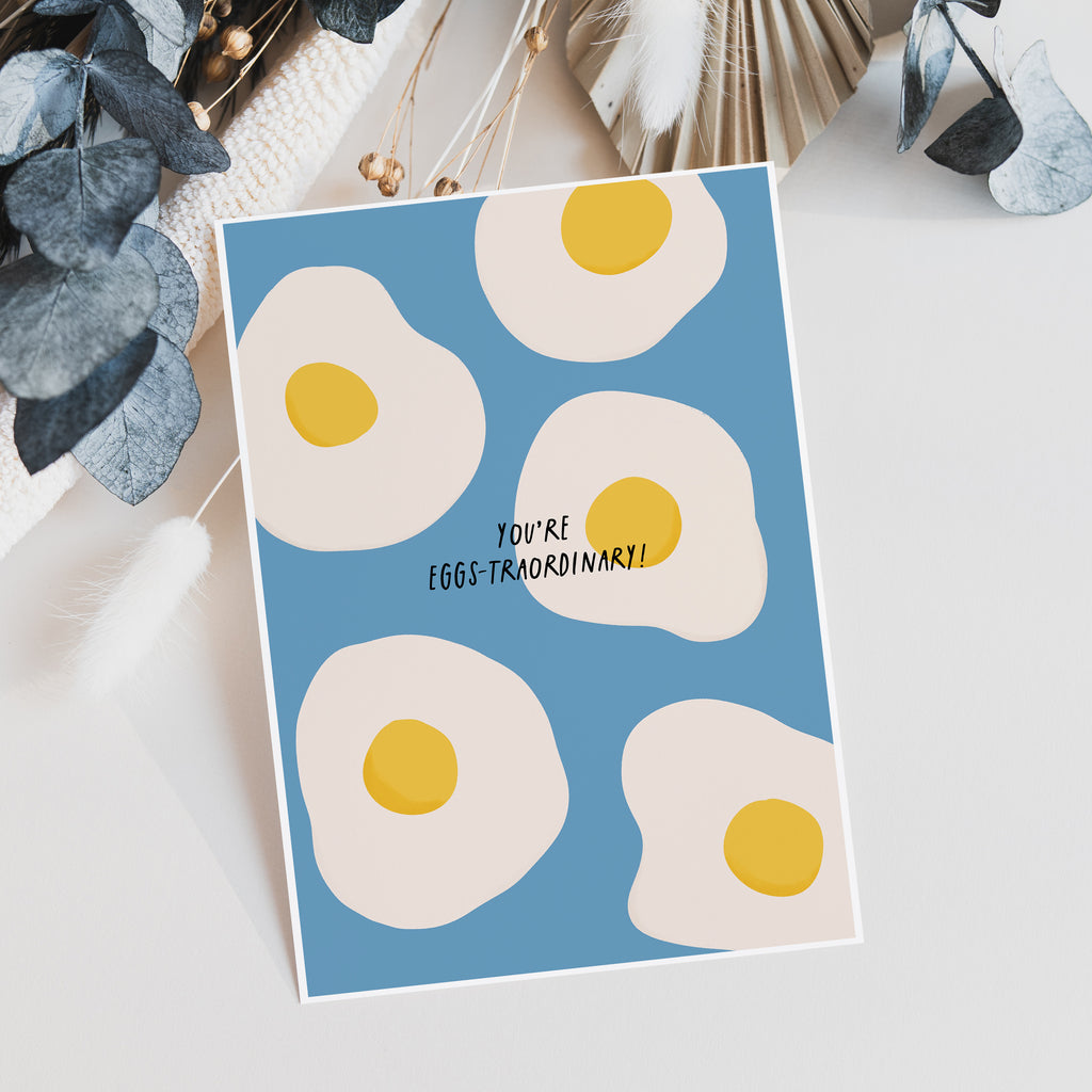 Eggs-traordinary Pun Thank You Or Congratulations Card