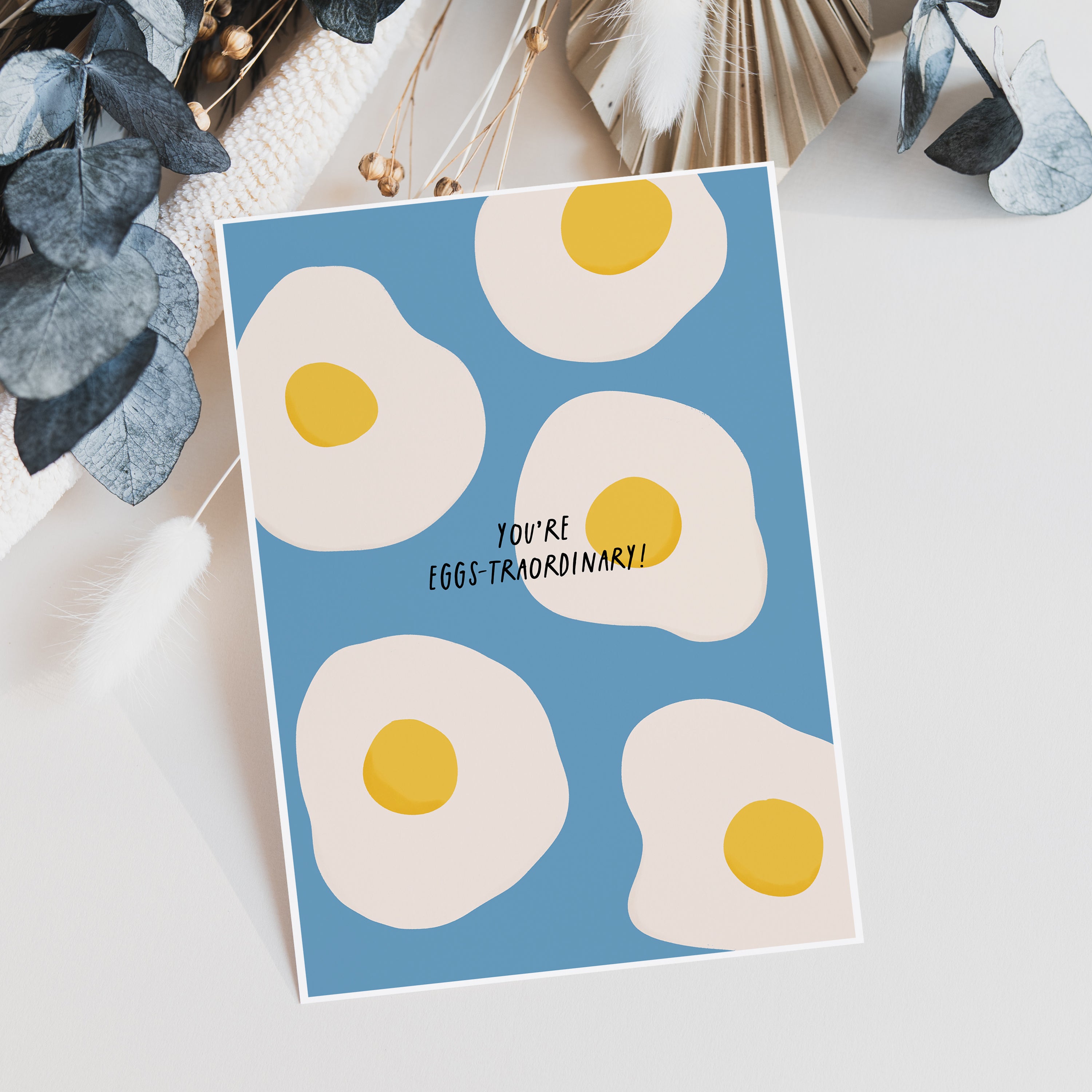 Eggs-traordinary Pun Thank You Or Congratulations Card