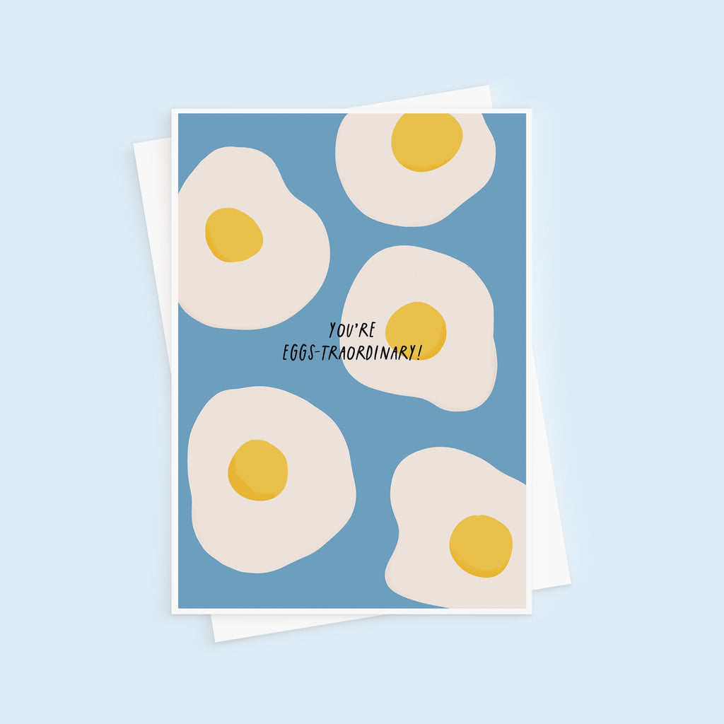 Eggs-traordinary Pun Thank You Or Congratulations Card