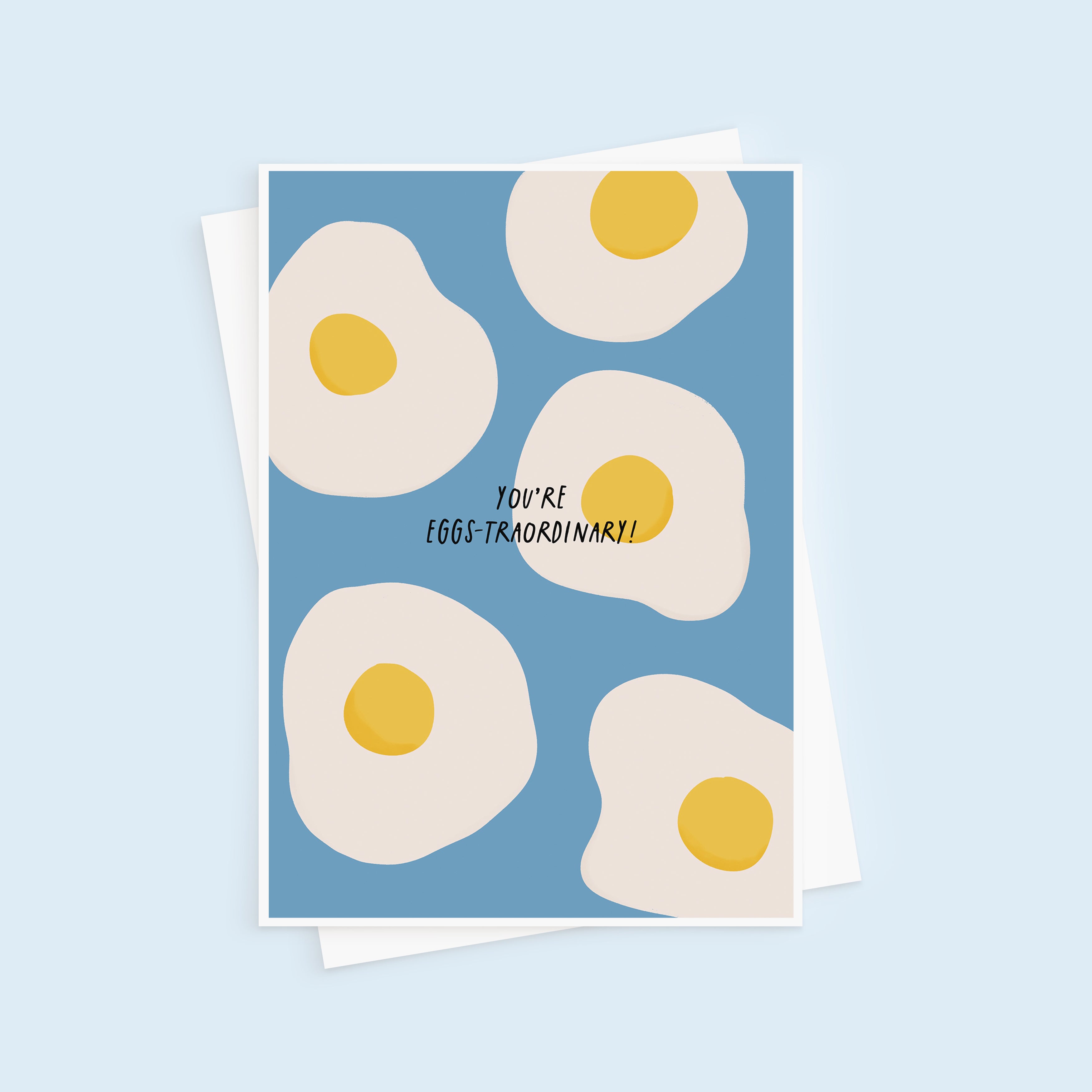 Eggs-traordinary Pun Thank You Or Congratulations Card