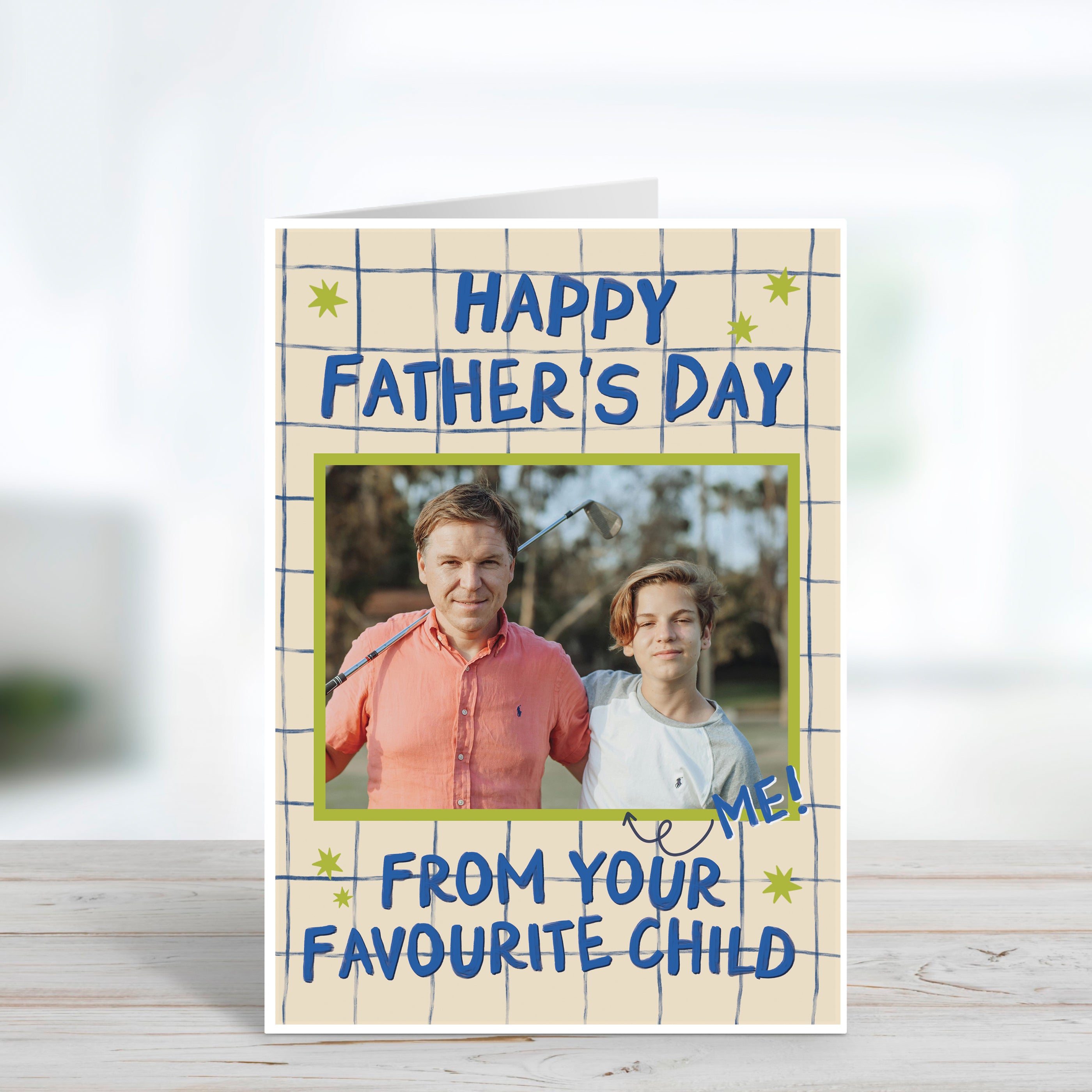 Funny Favourite Child Photo Upload Father's Day Card