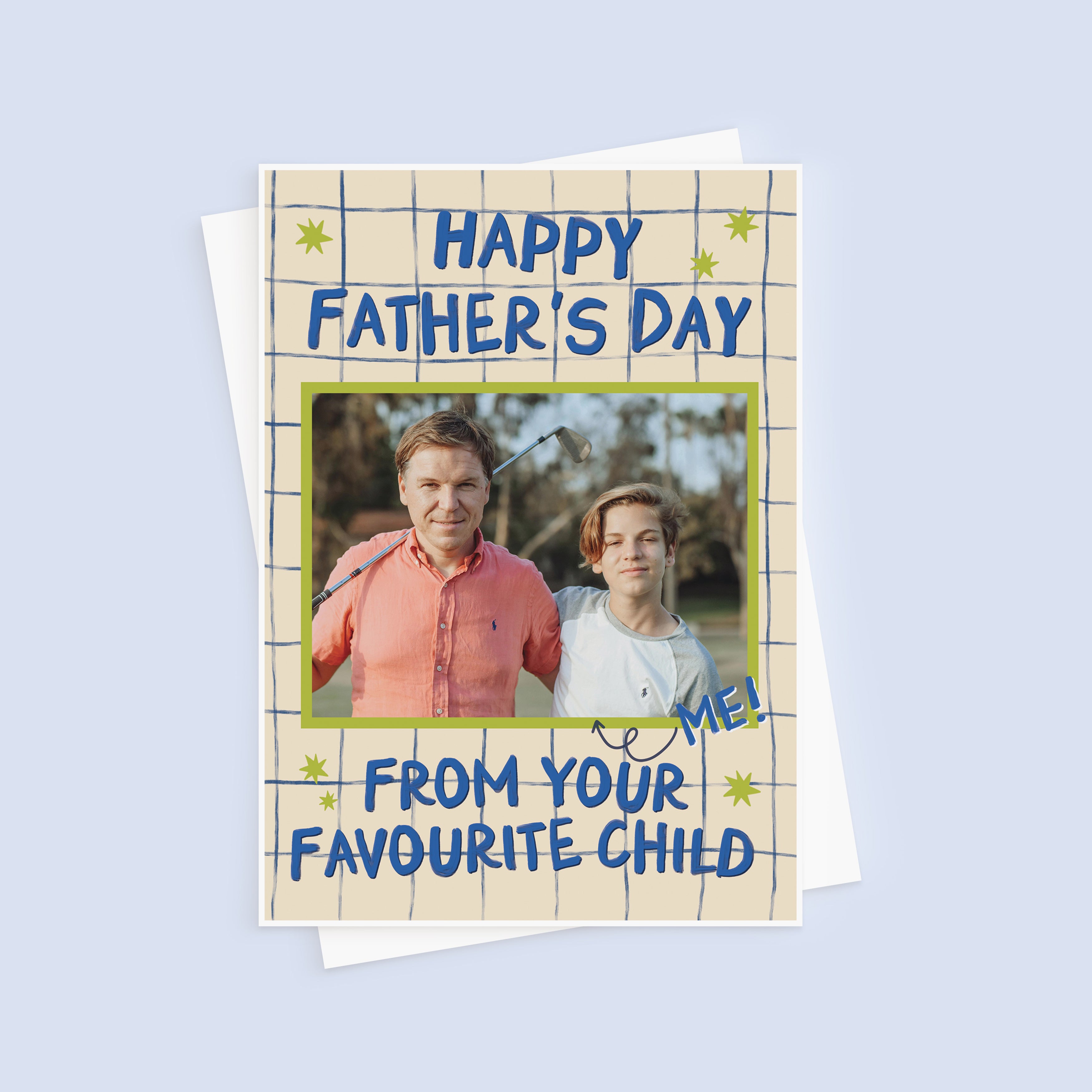 Funny Favourite Child Photo Upload Father's Day Card
