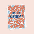 Bright Floral Happy Birthday Card