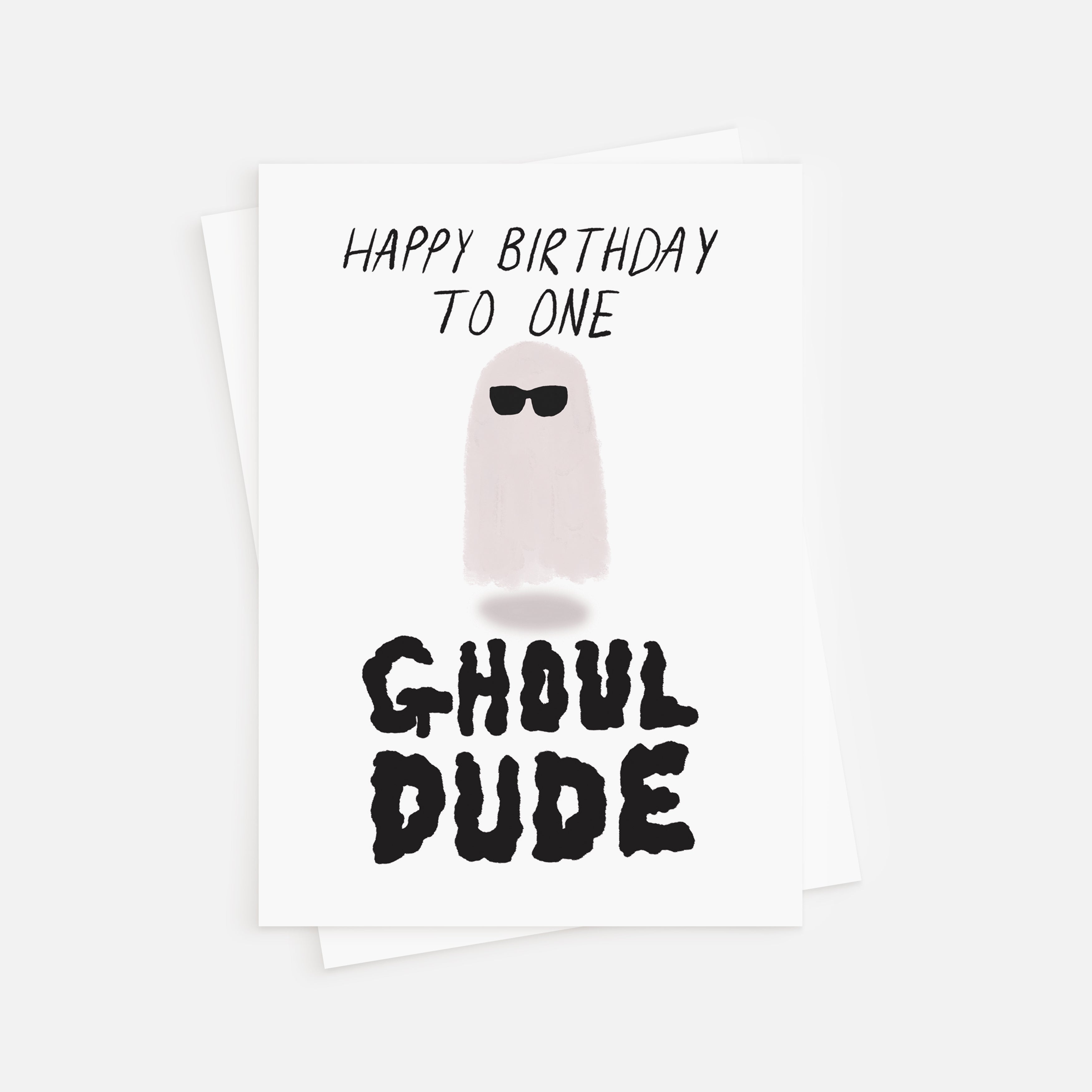 Ghoul Dude Birthday Card