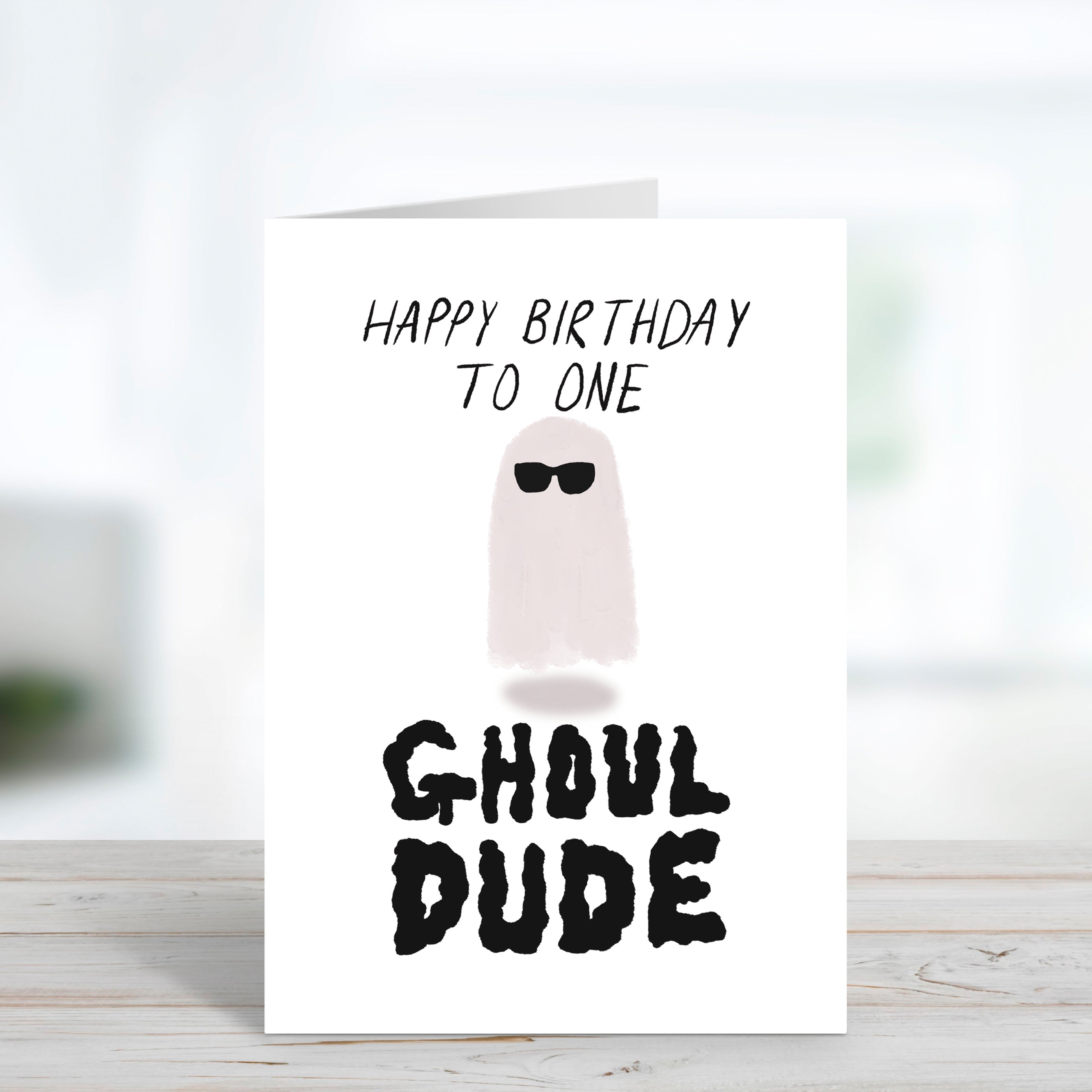 Ghoul Dude Birthday Card