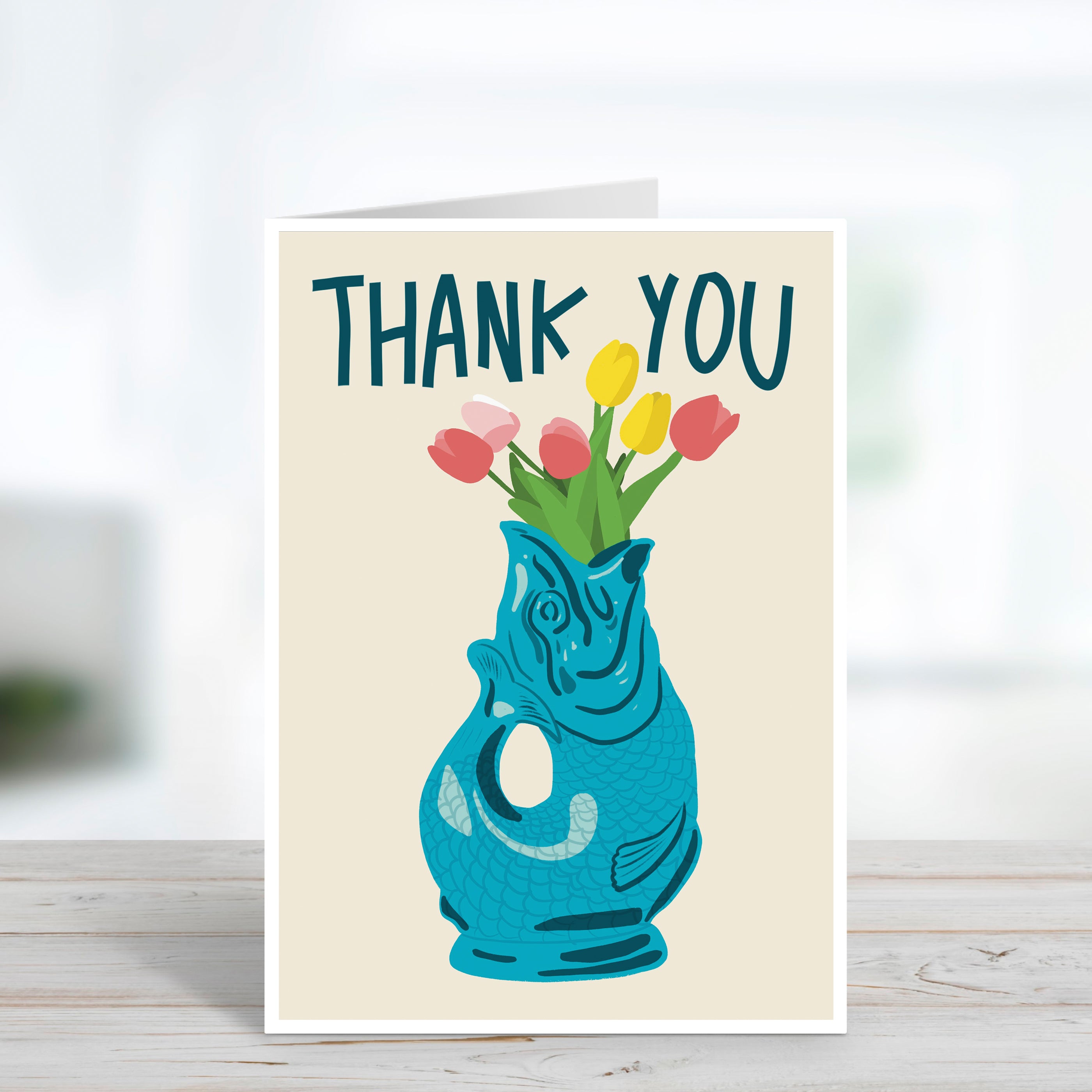 Glug Jug Thank You Card