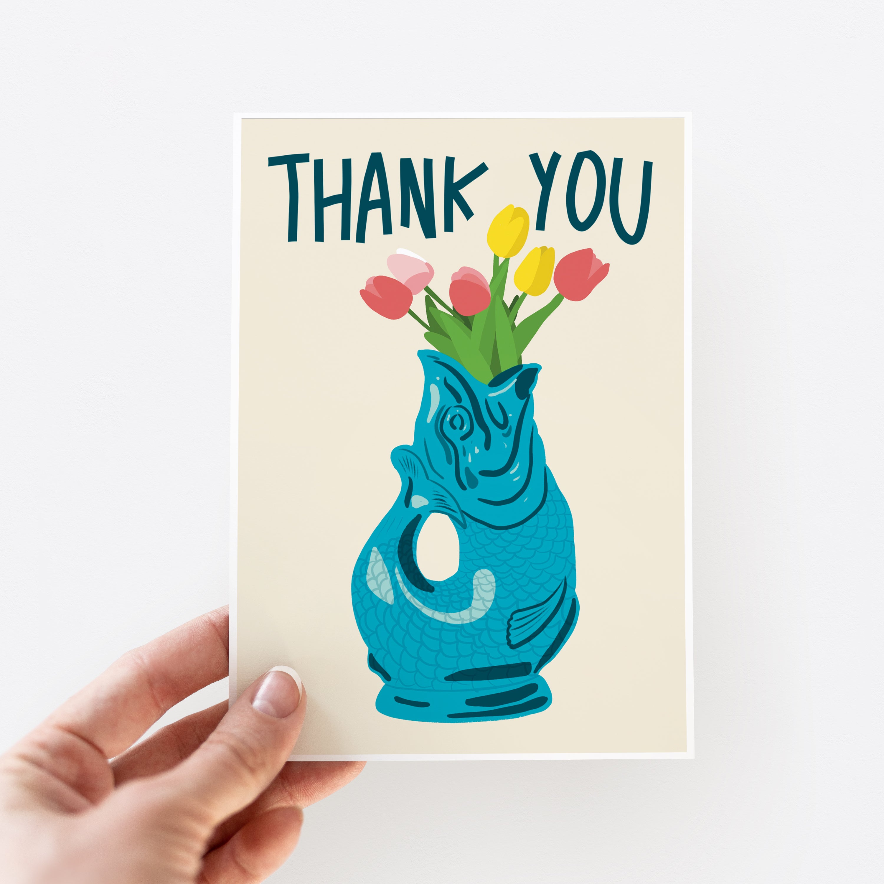 Glug Jug Thank You Card