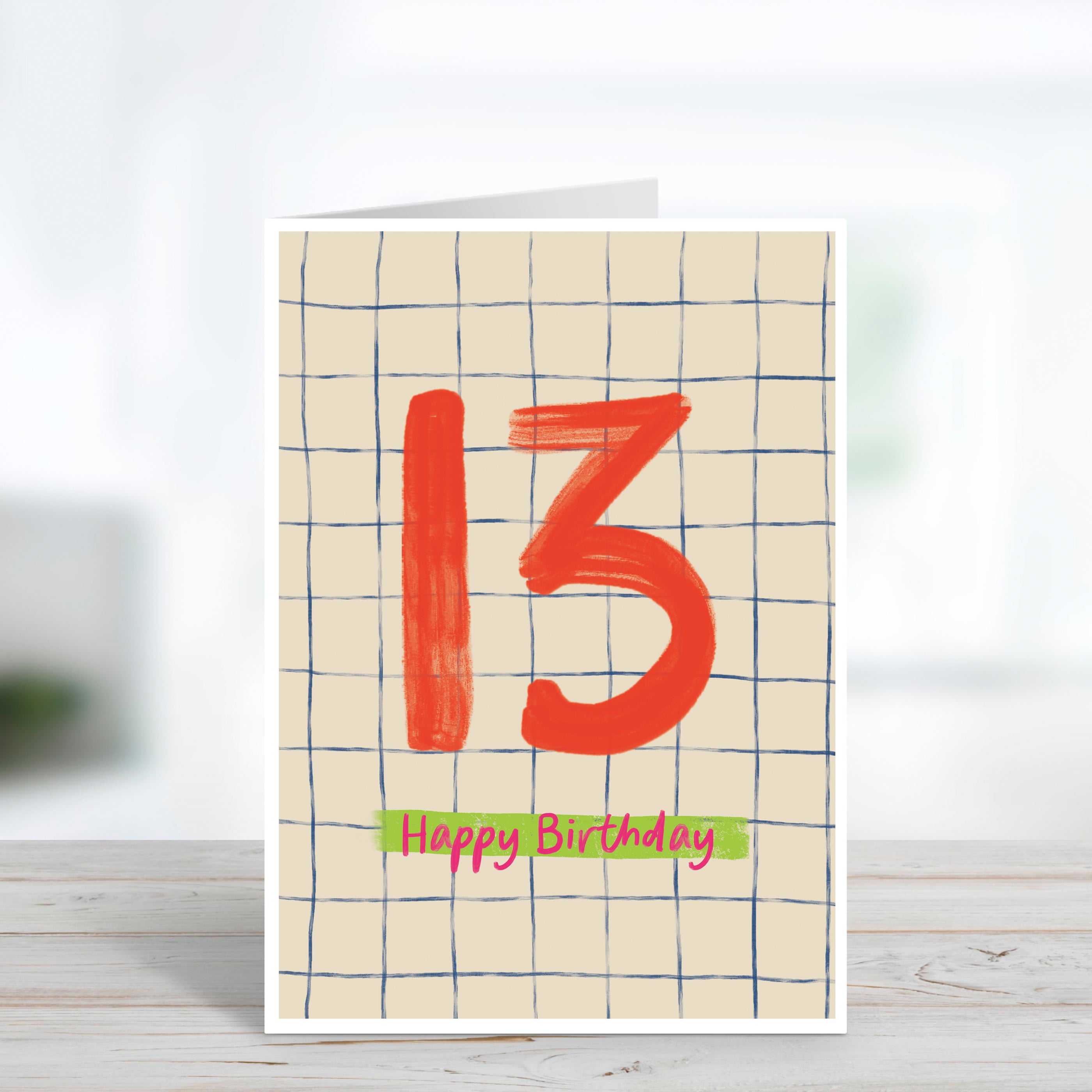 Happy 13th Birthday Card For Teen