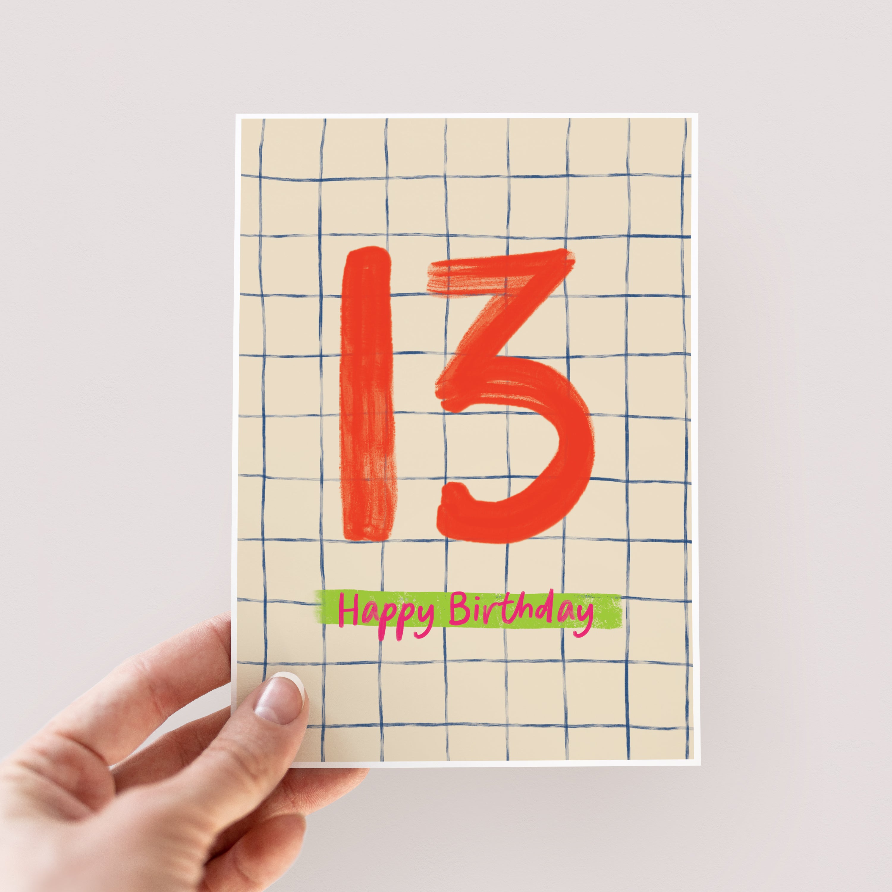 Happy 13th Birthday Card For Teen