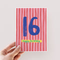 Happy 16th Birthday Card For Teen
