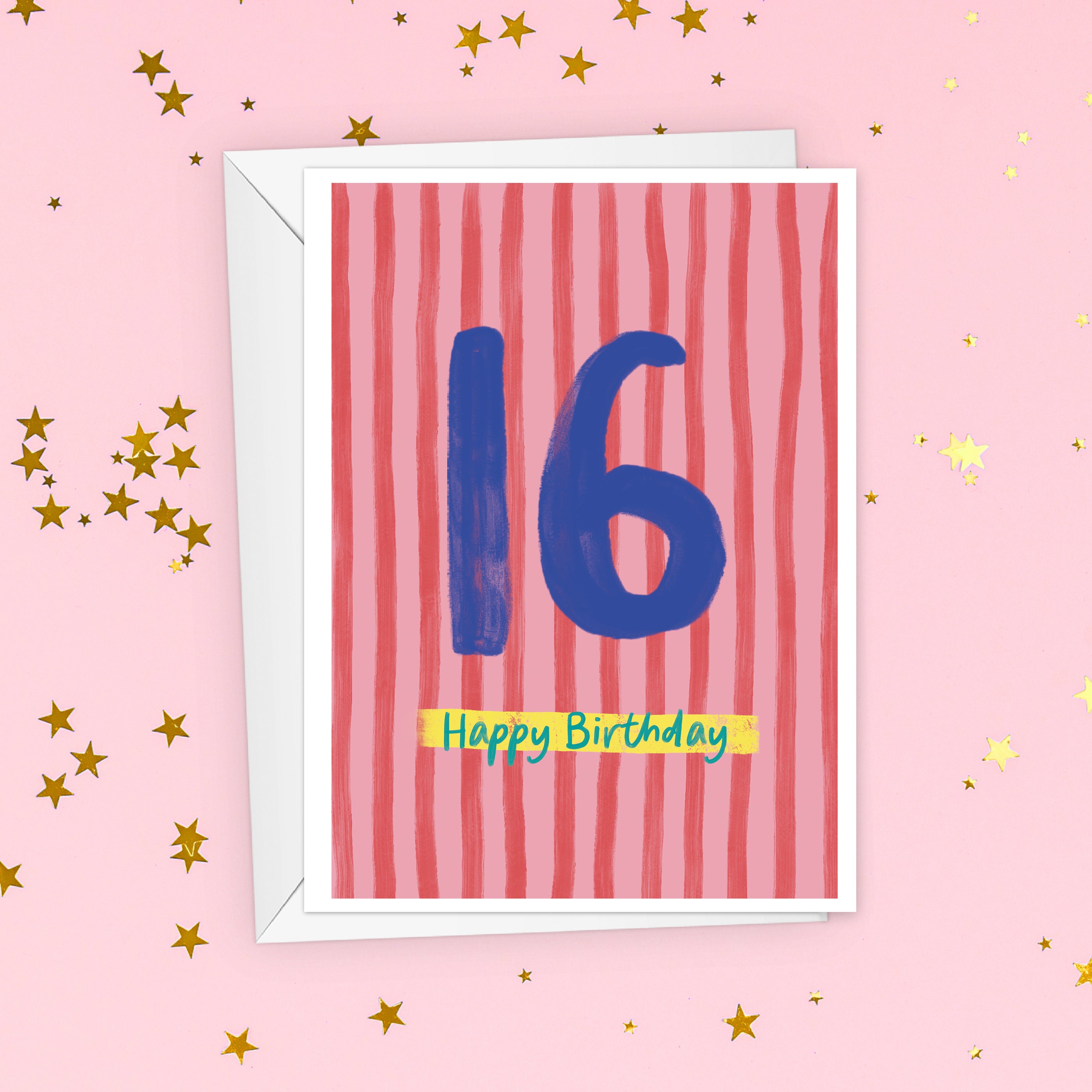 Happy 16th Birthday Card For Teen