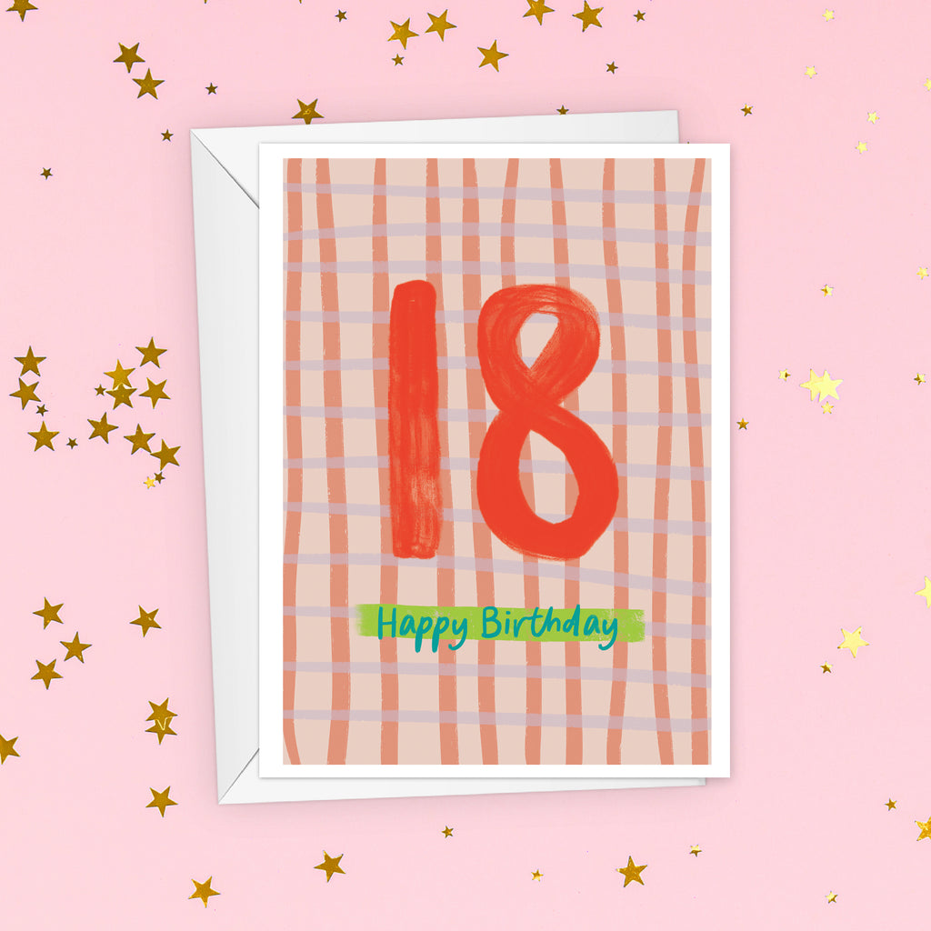 Happy 18th Birthday Card For Milestone Birthday