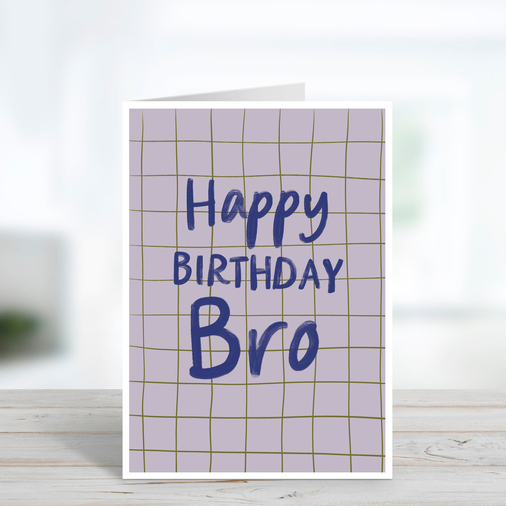 Happy Birthday Bro Birthday Card For Brother