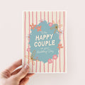 Happy Couple Wedding Day Card