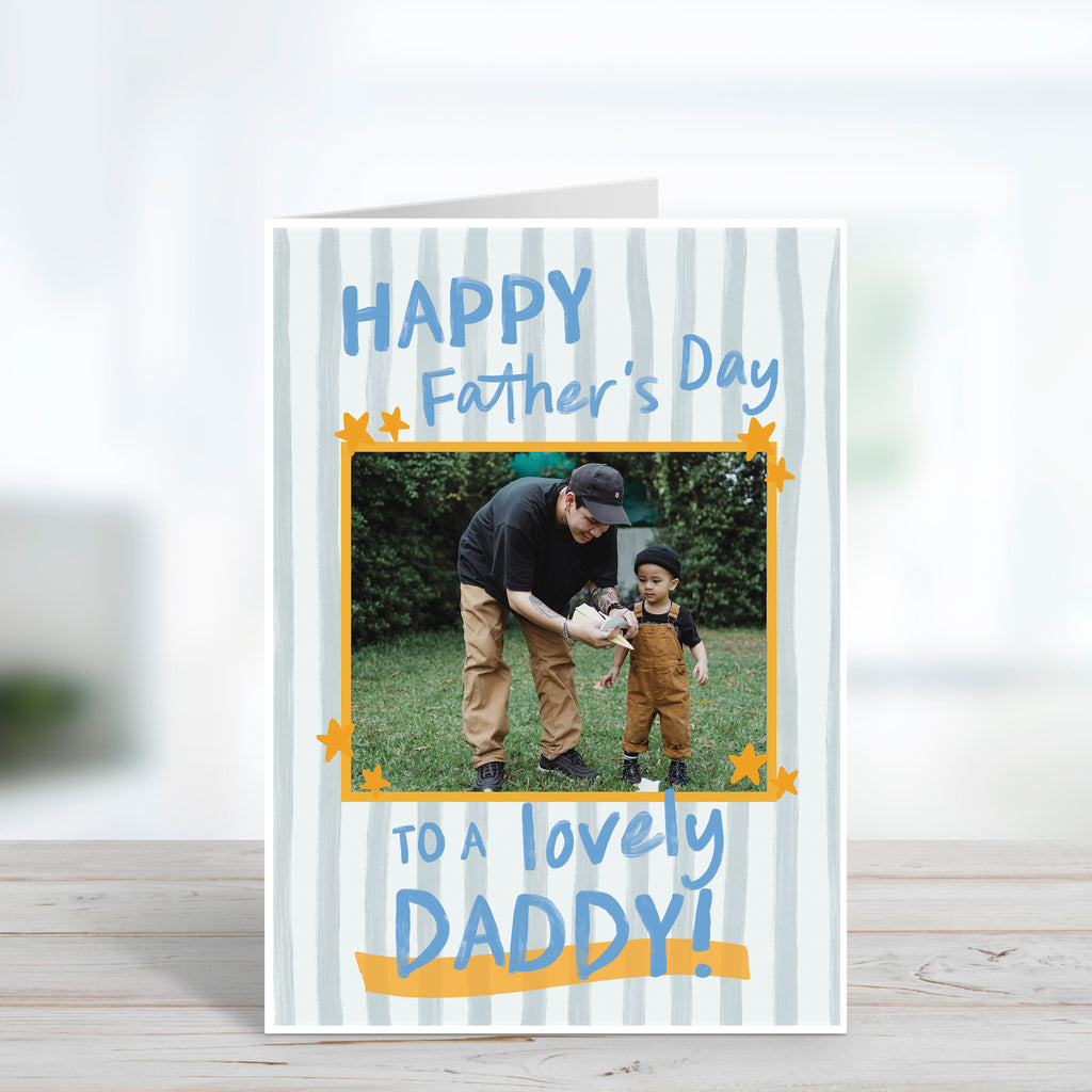 Photo Upload Father's Day Card For Daddy
