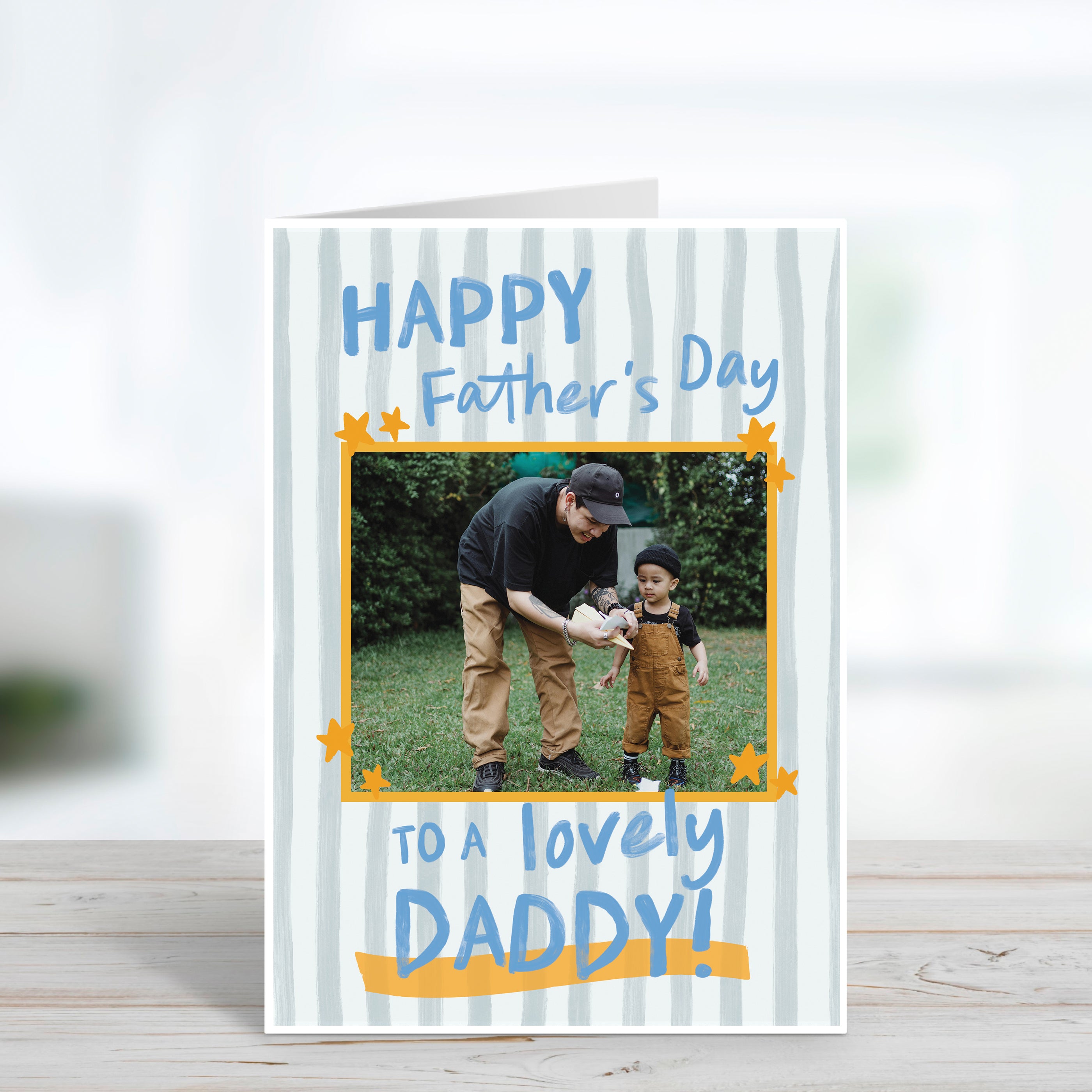 Photo Upload Father's Day Card For Daddy