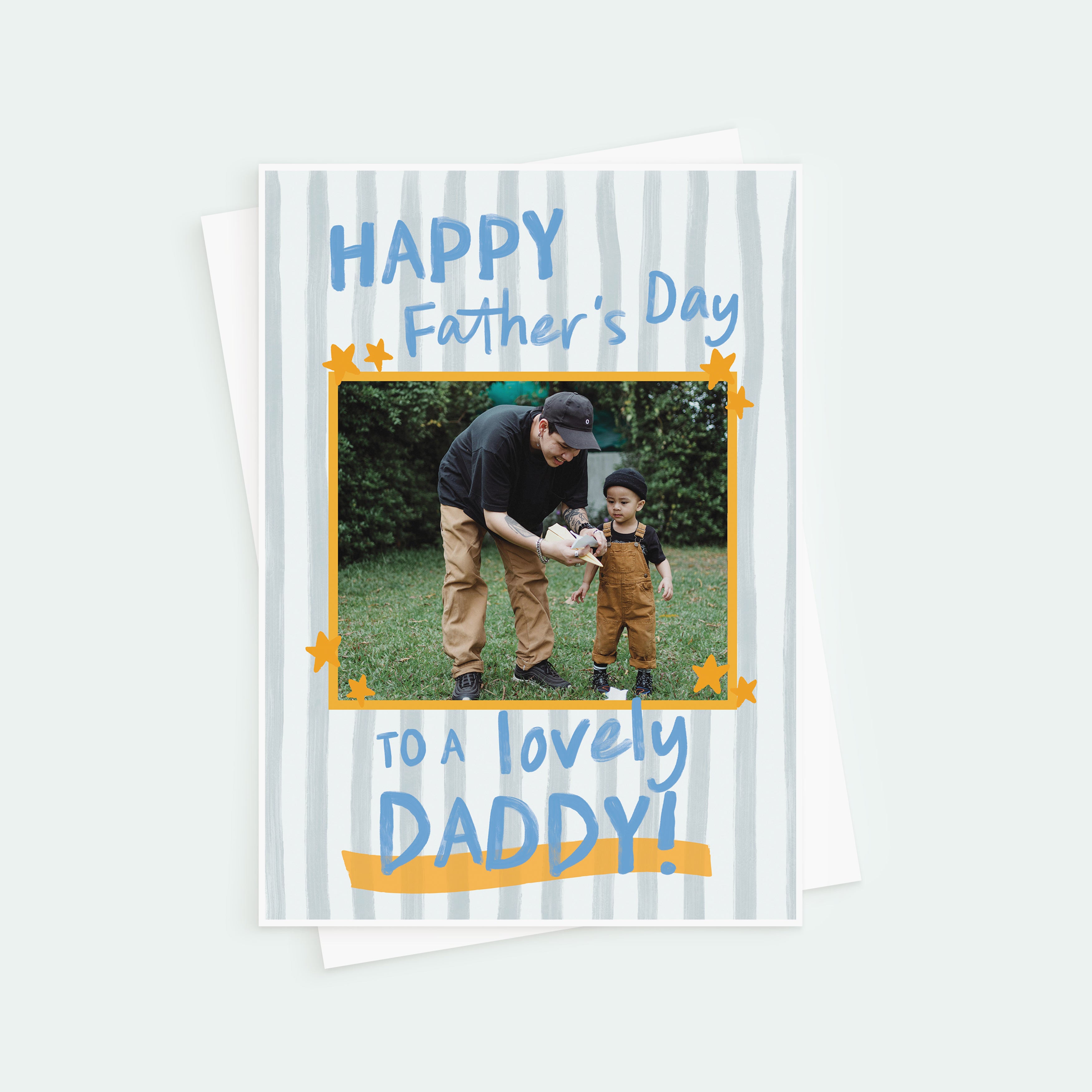 Photo Upload Father's Day Card For Daddy