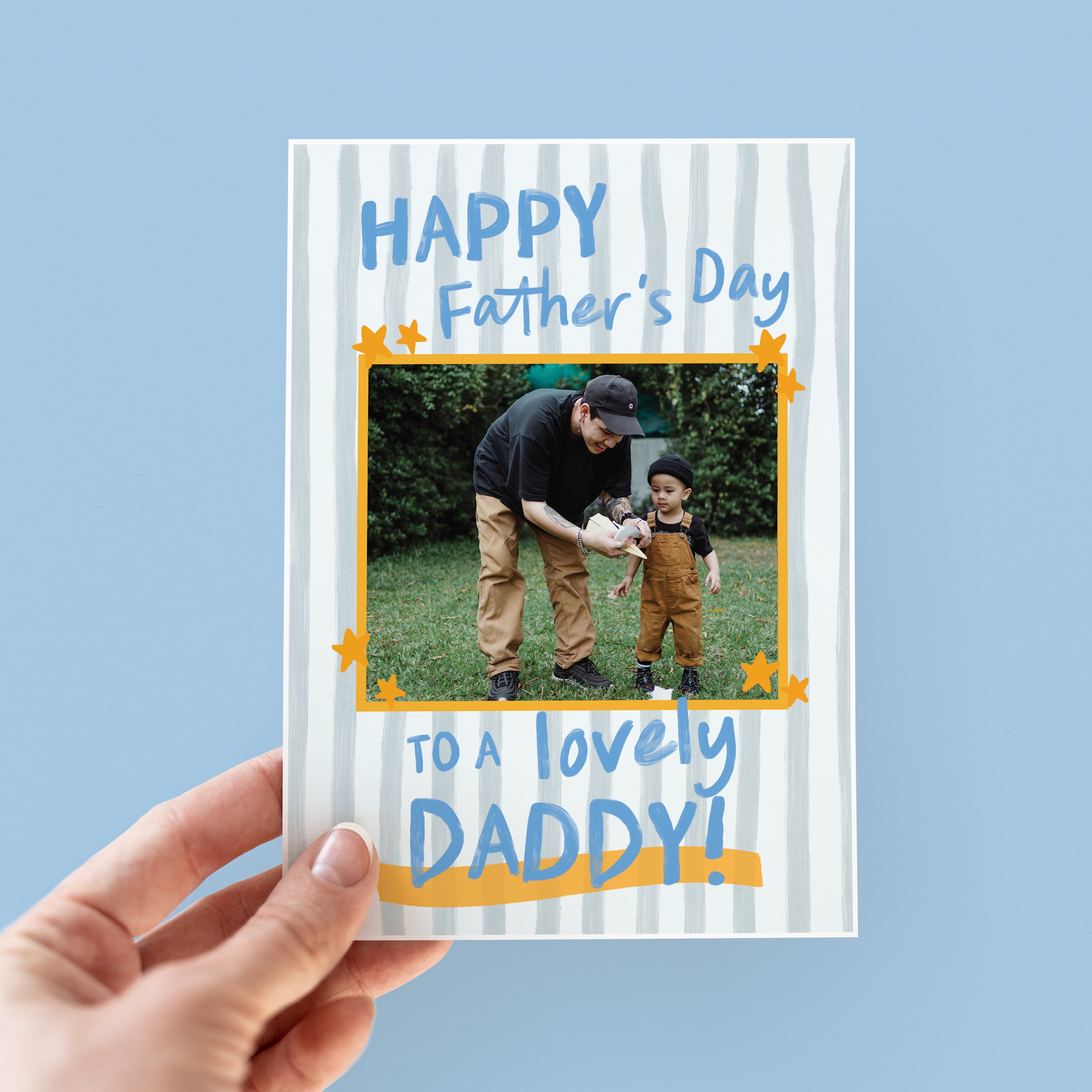 Photo Upload Father's Day Card For Daddy