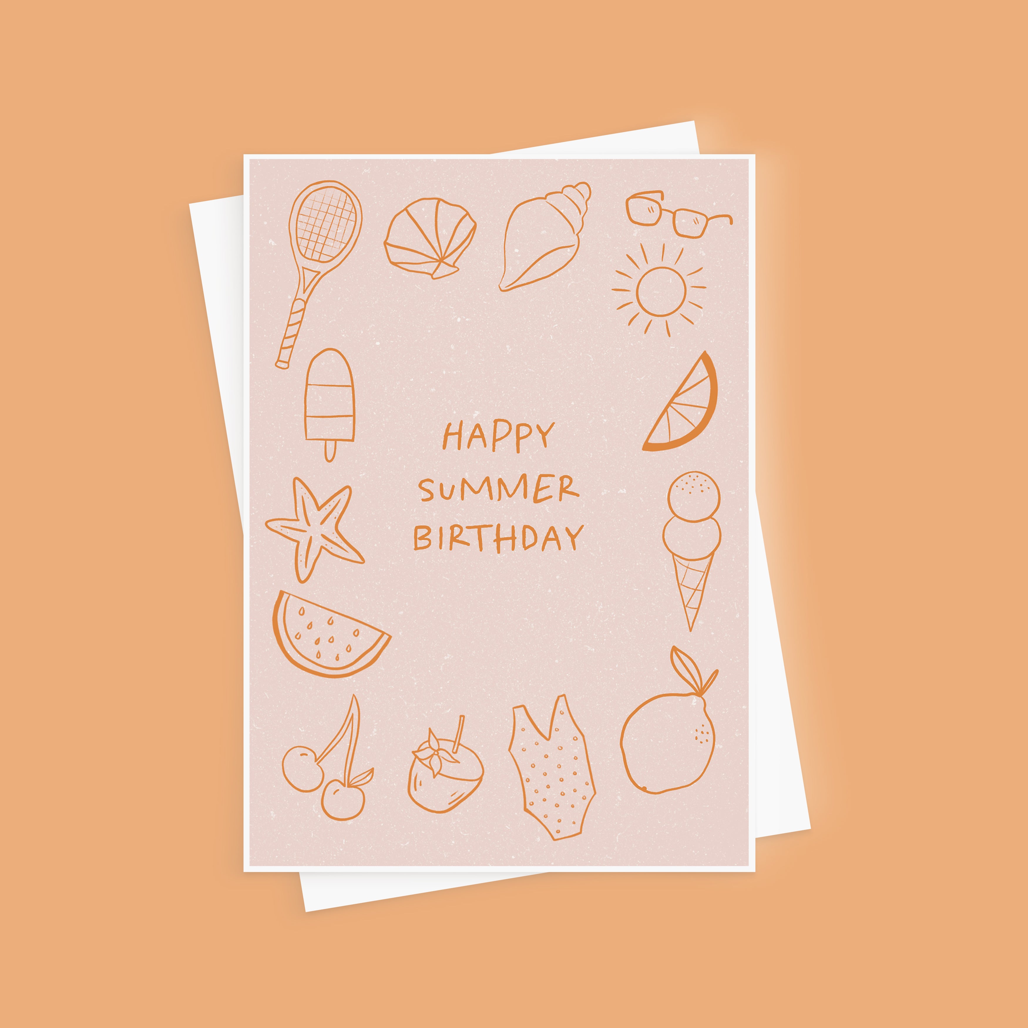 Happy Summer Birthday Card