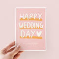 Personalised Happy Wedding Day Card