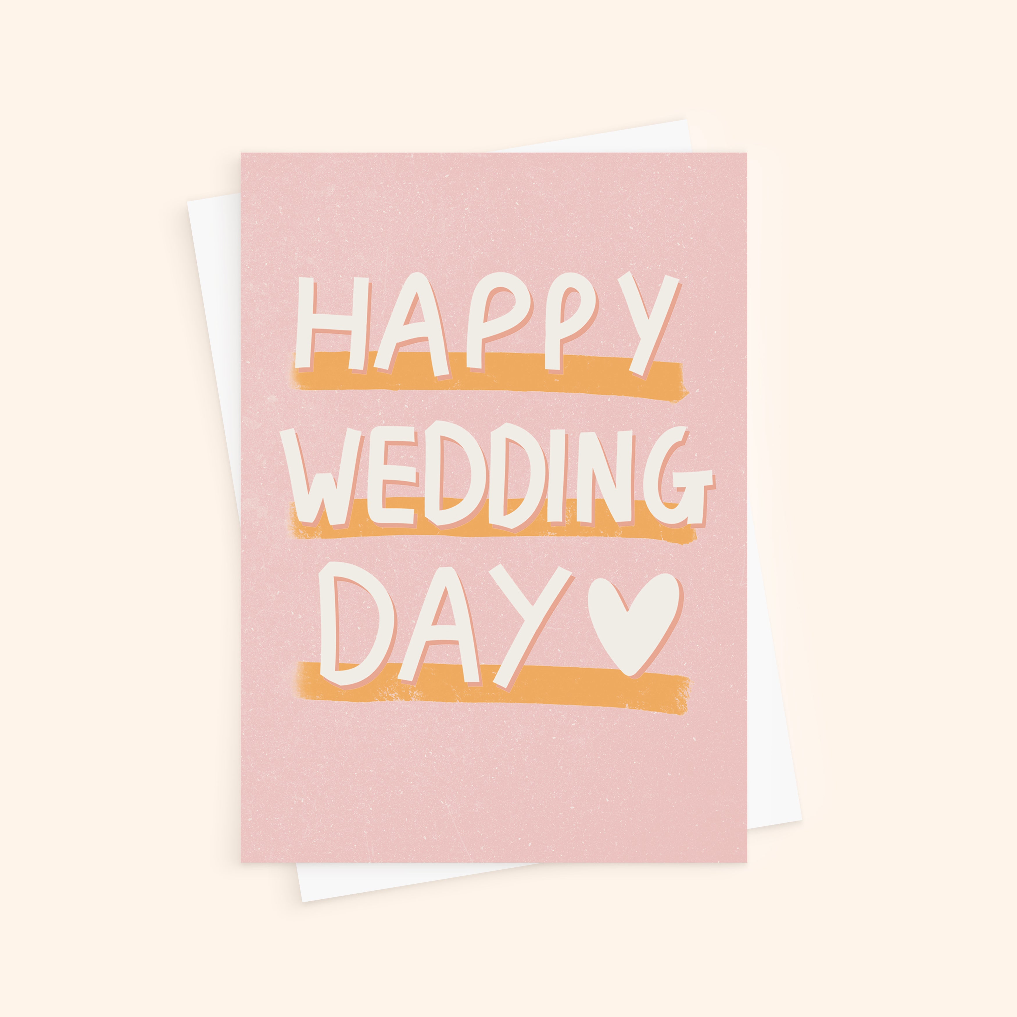 Personalised Happy Wedding Day Card