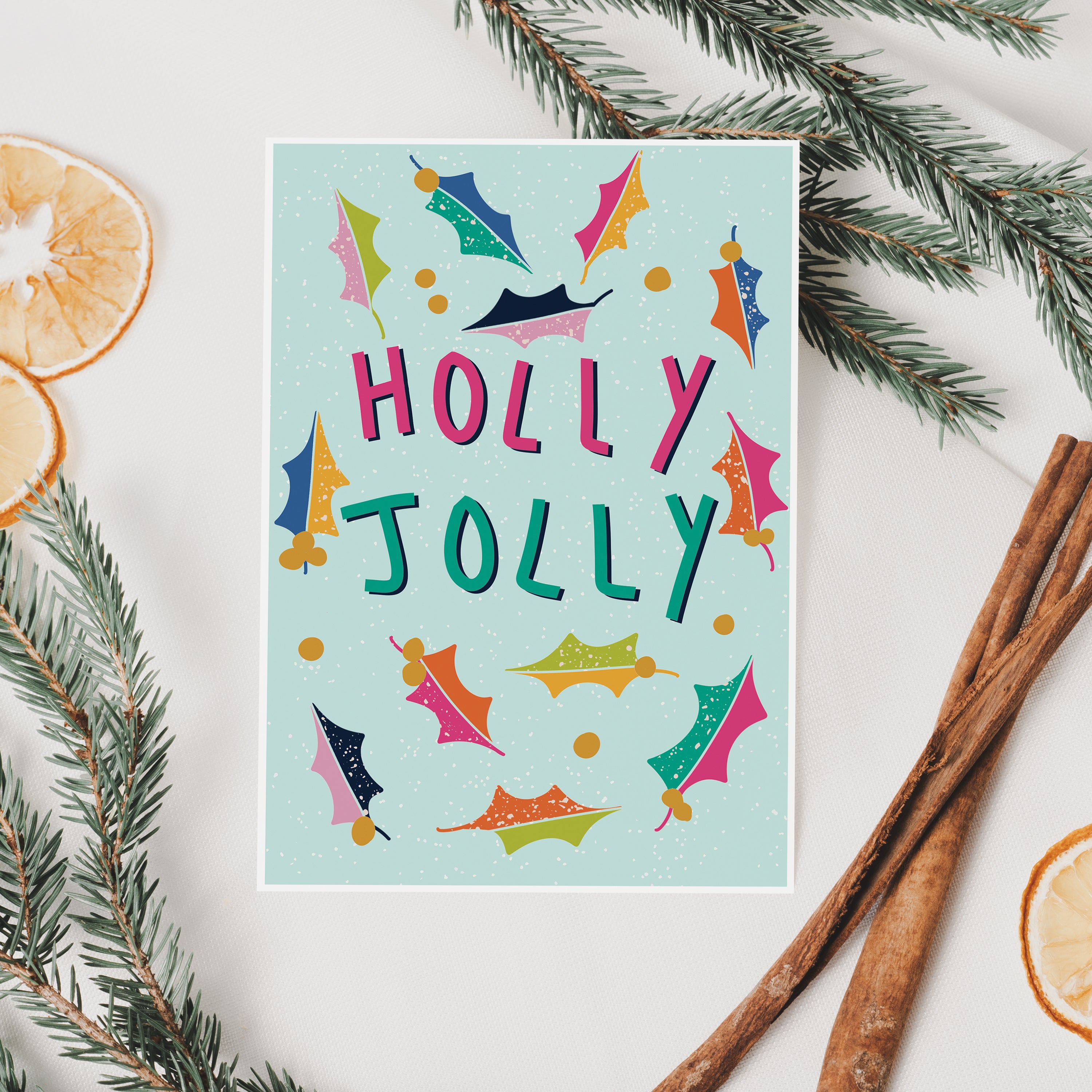 Holly Jolly Christmas Card