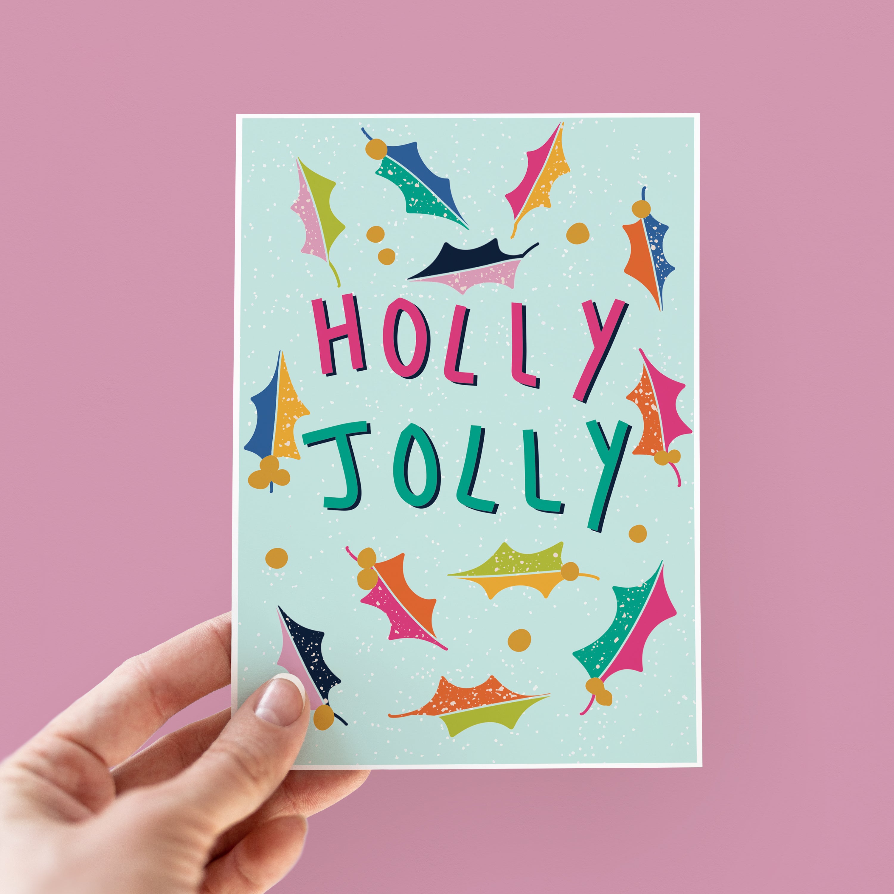 Holly Jolly Christmas Card