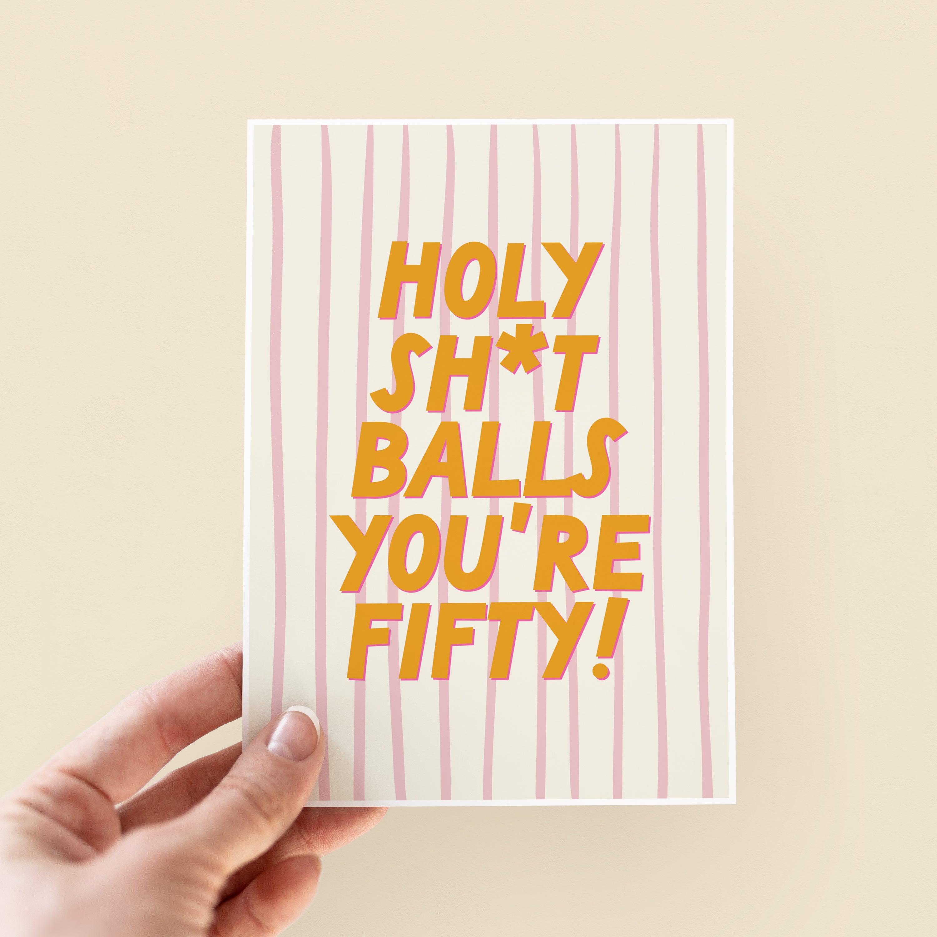 Funny 50th Birthday Card For Her