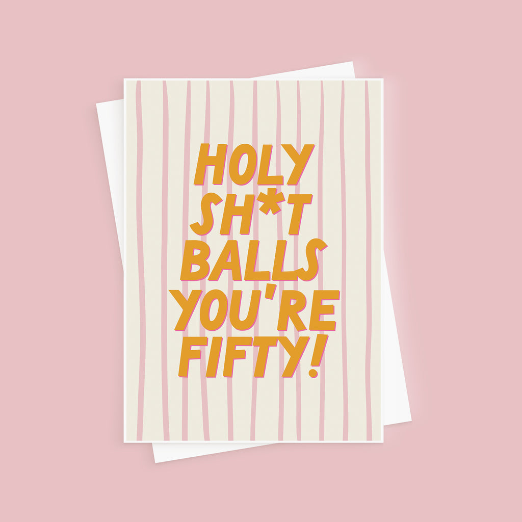 Funny 50th Birthday Card For Her