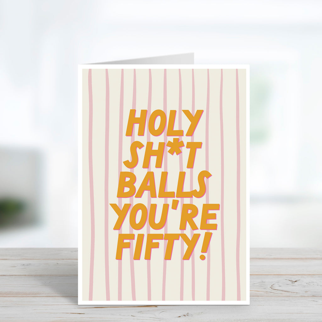 Funny 50th Birthday Card For Her