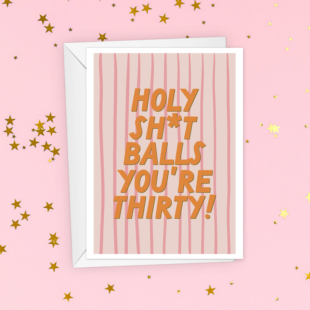 Funny 30th Birthday Card For Her