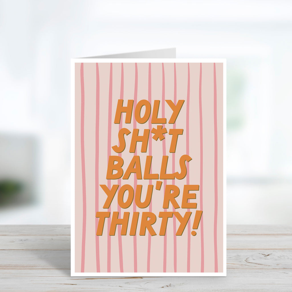 Funny 30th Birthday Card For Her