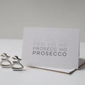 Prosecco Christmas Card - Christmas Card - Prosecco Card - Ho Ho Ho Christmas Card - Funny Christmas Card