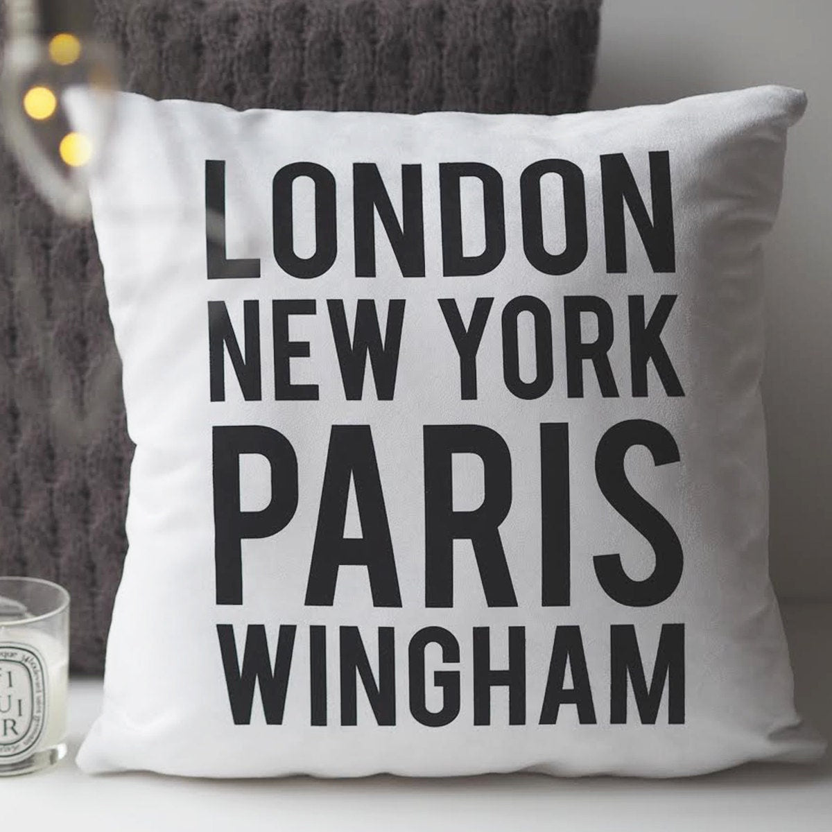 Location Cushion - Personalised Cushion - House Warming Gift - Gift For Couples - Personalized Cushion - Family Gift