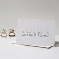 Gin and Tonic Christmas Card - Christmas Card - Gin Card - Jingle Bells Card - Jingle Bells - Gingle Bells