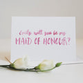 Maid of Honour Card - Be My Maid of Honour Card - Wedding Card - Maid of Honour - Chief Bridesmaid Card
