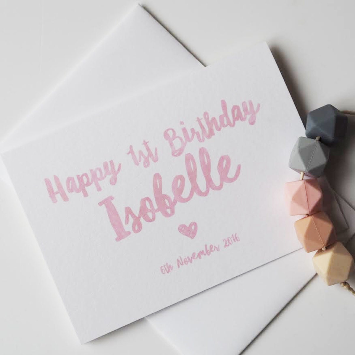 Baby's First Birthday Card - Personalised First Birthday Card - Happy Birthday Card - 1st Birthday Card - Baby Birthday Card