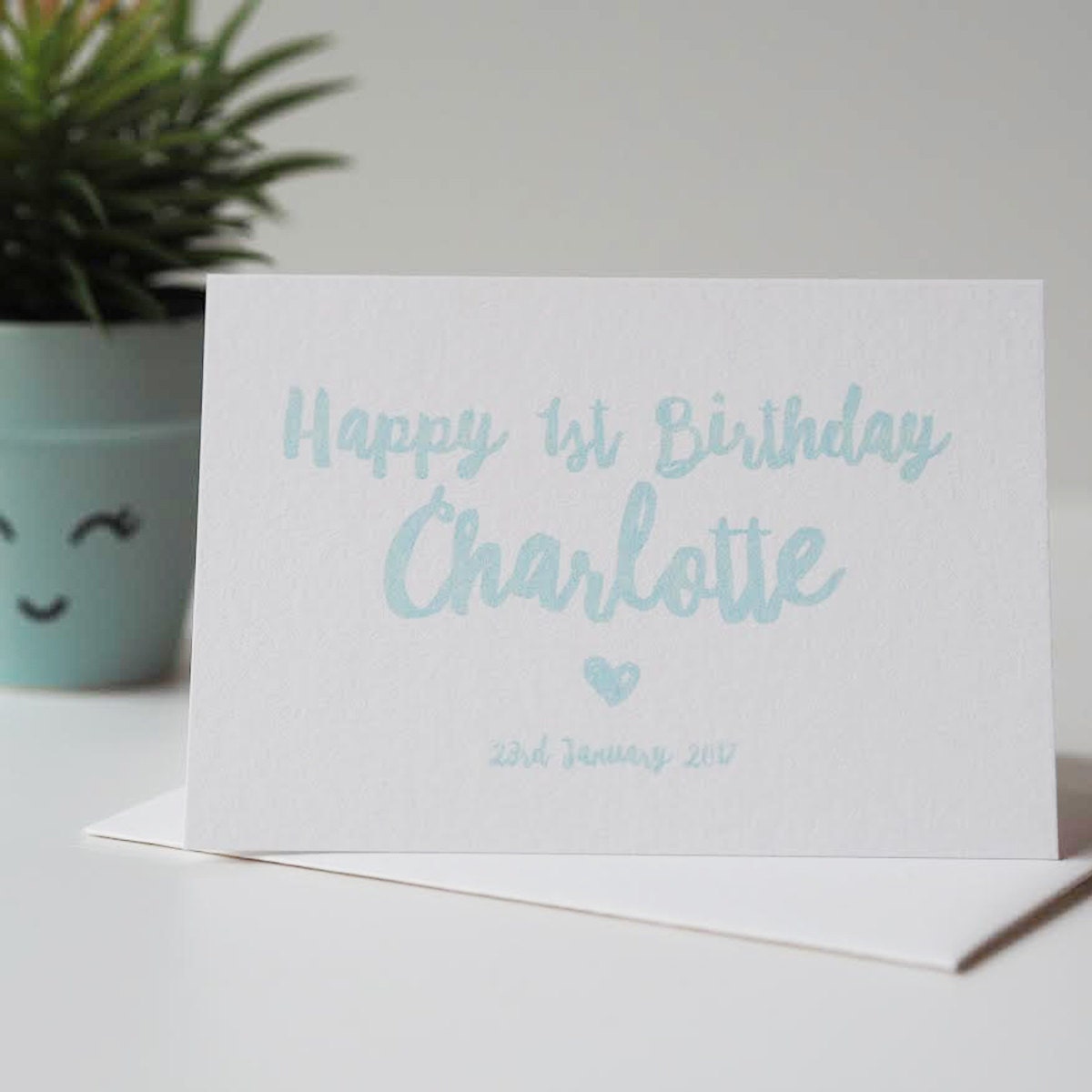 Baby's First Birthday Card - Personalised First Birthday Card - Happy Birthday Card - 1st Birthday Card - Baby Birthday Card
