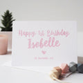 Baby's First Birthday Card - Personalised First Birthday Card - Happy Birthday Card - 1st Birthday Card - Baby Birthday Card
