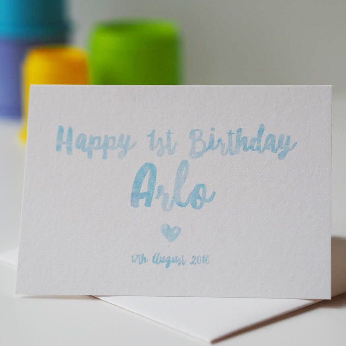 Baby's First Birthday Card - Personalised First Birthday Card - Happy Birthday Card - 1st Birthday Card - Baby Birthday Card
